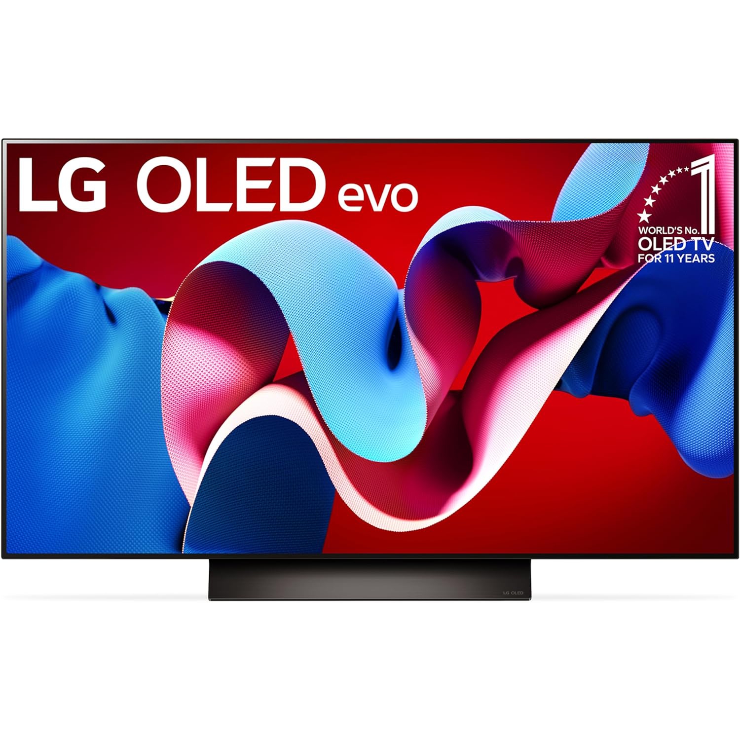 LG 48-Inch C4 OLED evo 4K Smart TV - α9 AI Processor 4K, Alexa Built-in, 144Hz Refresh Rate, HDMI 2.1 (OLED48C4PUA) - Open Box (10/10 Condition)