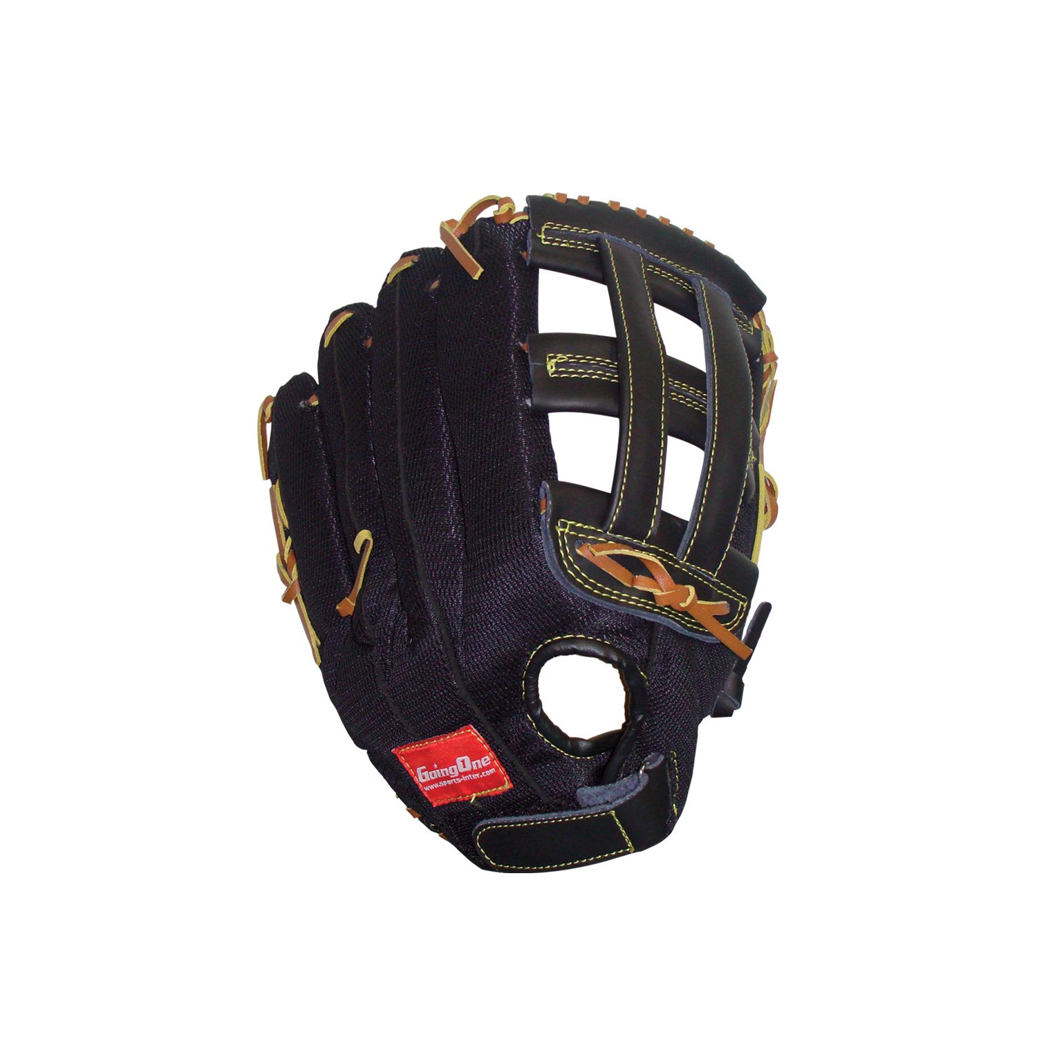 Going One Baseball Softball Glove - Infield and Outfield Mitt for Adults, Youth and Kids, Left and Right Hand Throw