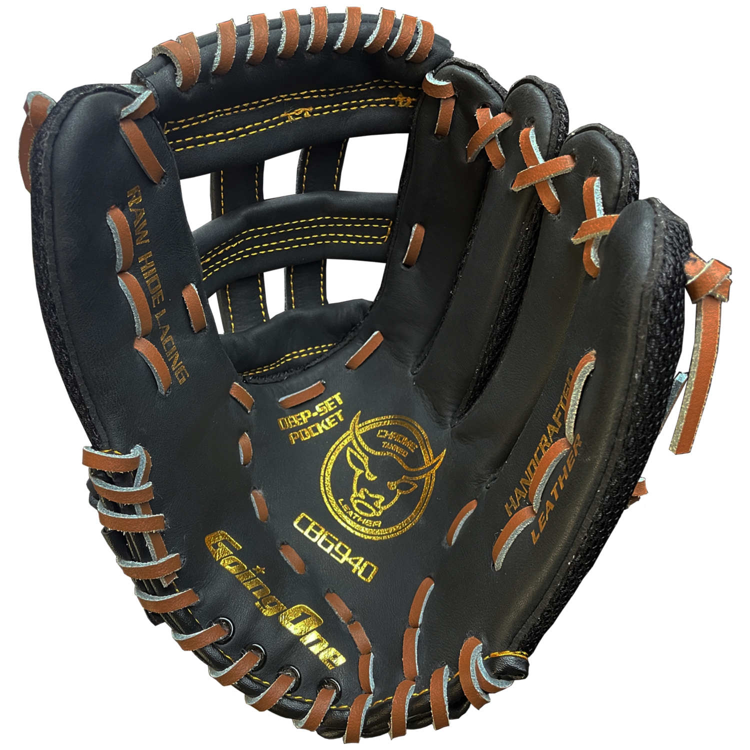 Going One Baseball Softball Glove - Infield and Outfield Mitt for Adults, Youth and Kids, Left and Right Hand Throw