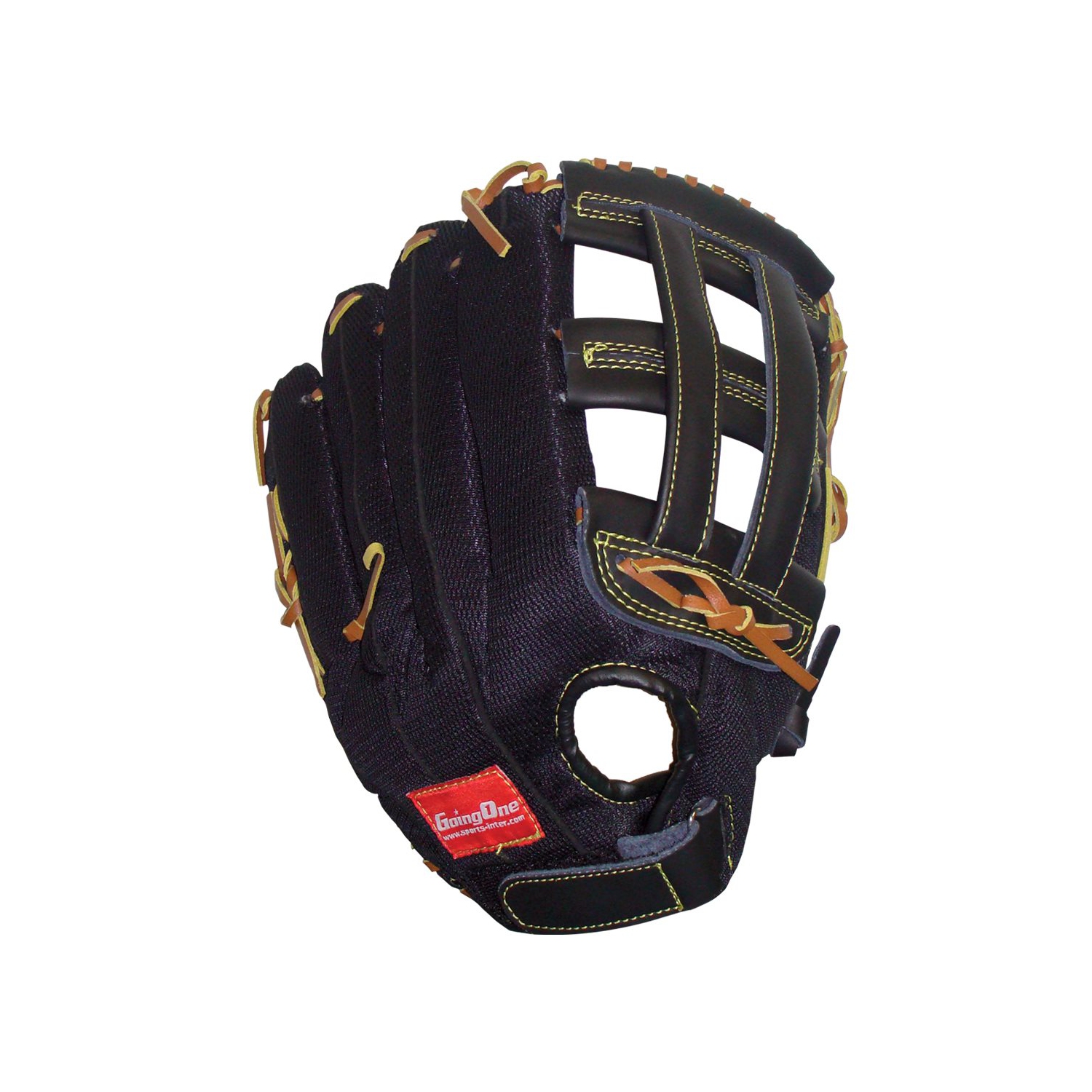 Going One Baseball Softball Glove - Infield and Outfield Mitt for Adults, Youth and Kids, Left and Right Hand Throw