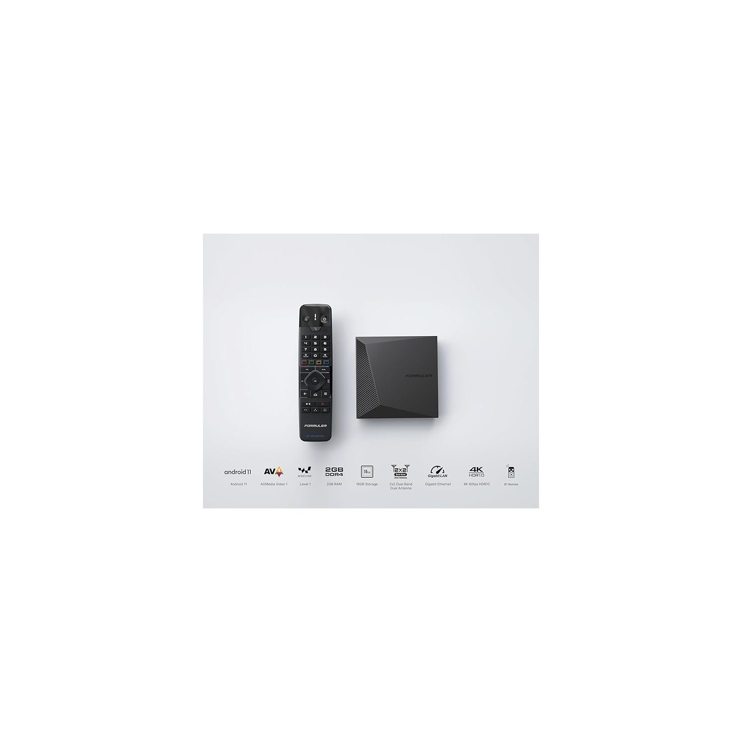 Formuler Z11 Pro Android 11 Dual Band 5G Gigabit LAN 2GB Ram 16GB ROM 4K with Bluetooth BT1 Remote Control Edition