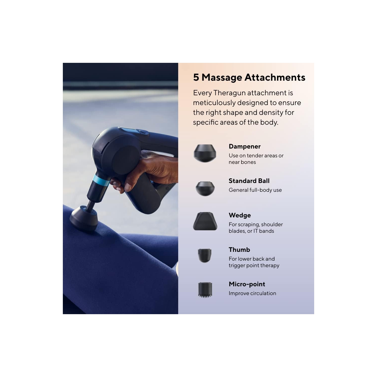 Refurbished - Theragun Elite Handheld Bluetooth Enabled Percussion Massage Gun, with QuietForce Technology - (Black - 5th Generation)