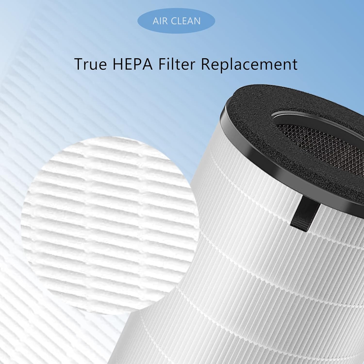 Filtre de rechange HEPA AP-T45 AP-T40FL compatible avec le purificateur d'air 5-en-1 Total Clean de Homedics, AP-T40 2 AP-T45WT AP-T40WT AP-T45-BK