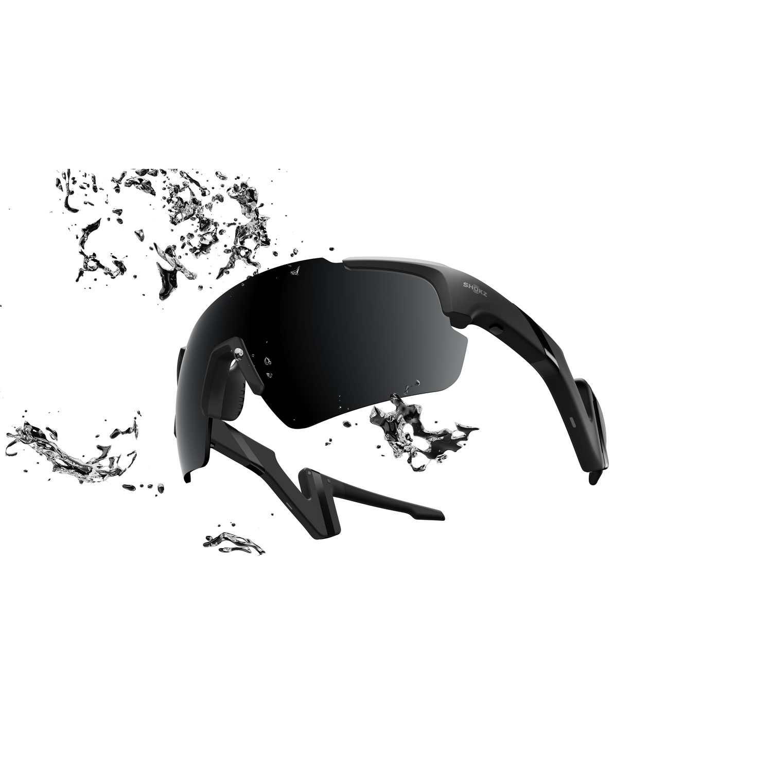 Lunettes de soleil audio sport RoadWave de Shokz - Noir