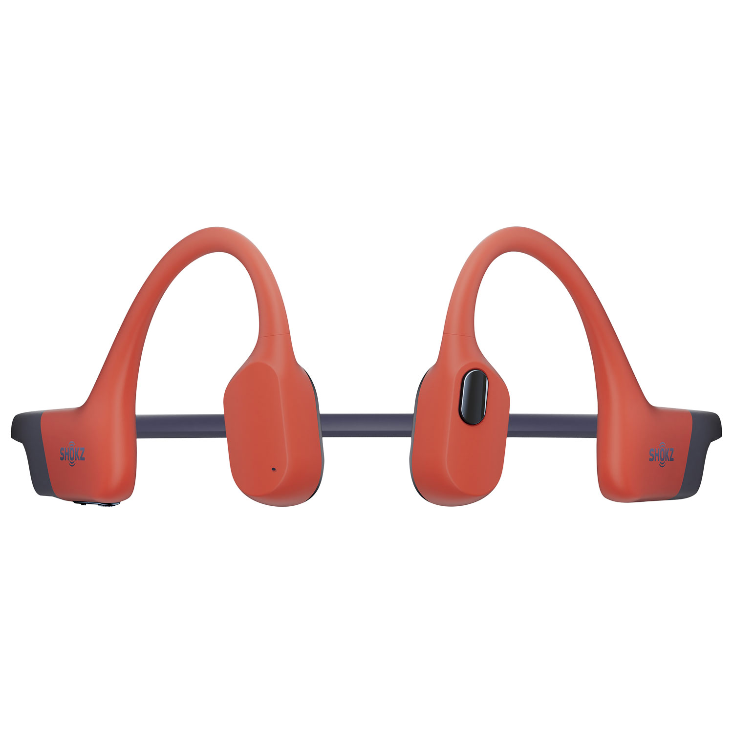 Écouteurs Bluetooth étanches à oreilles libres et à conduction osseuse OpenSwim Pro de Shokz - Rouge