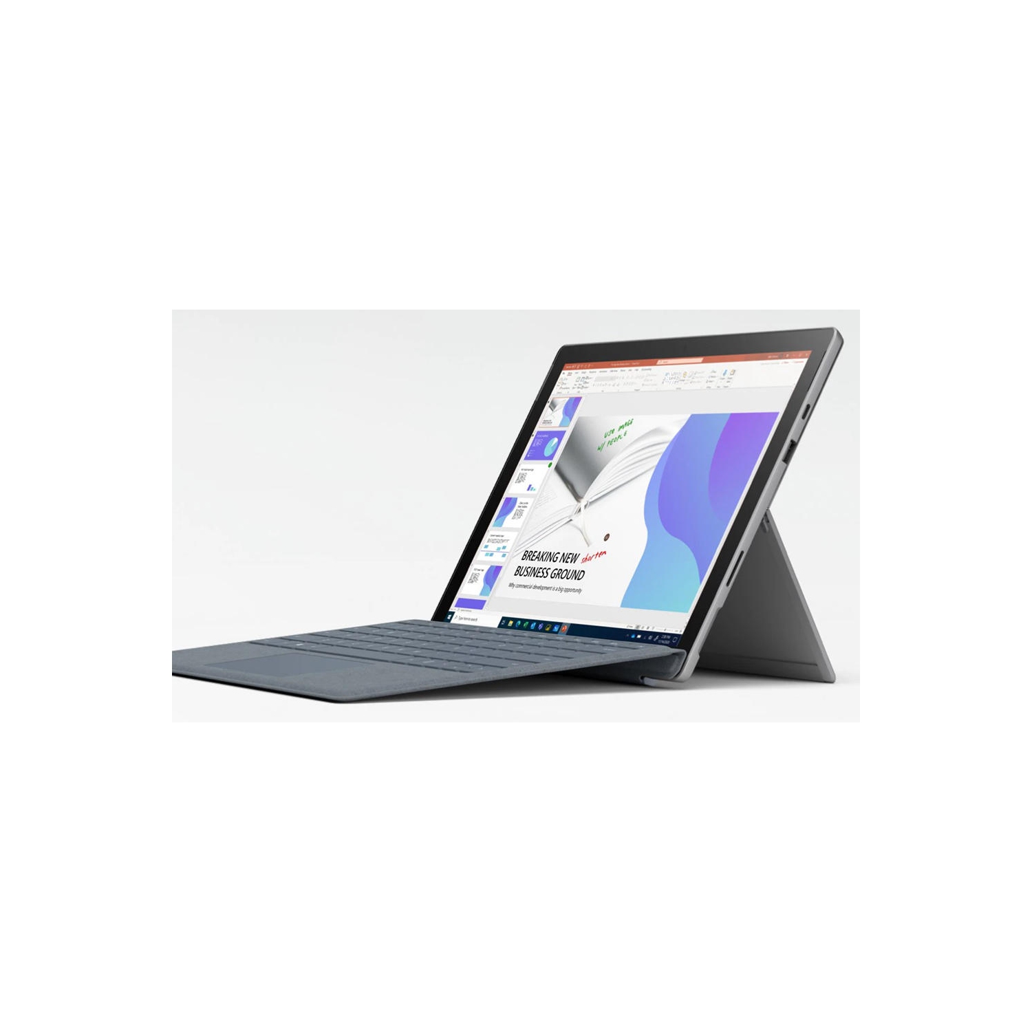 Refurbished (Good) - Microsoft Surface Pro 7 12.3" (Model 1866), Intel Core i5-10th Gen. 1.1GHz, 16GB, 256GB SSD, Windows 11 Pro. (With Keyboard)