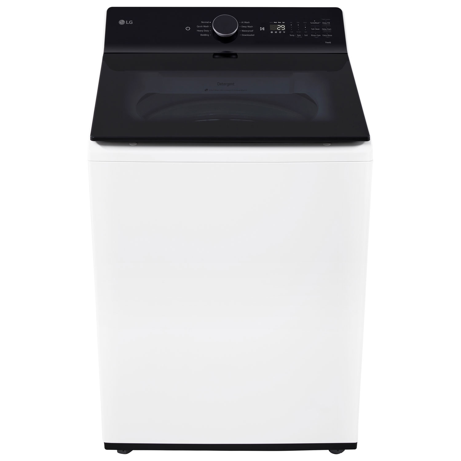 LG 6.3 Cu. Ft. High Efficiency Top Load Impeller Washer - Alpine White
