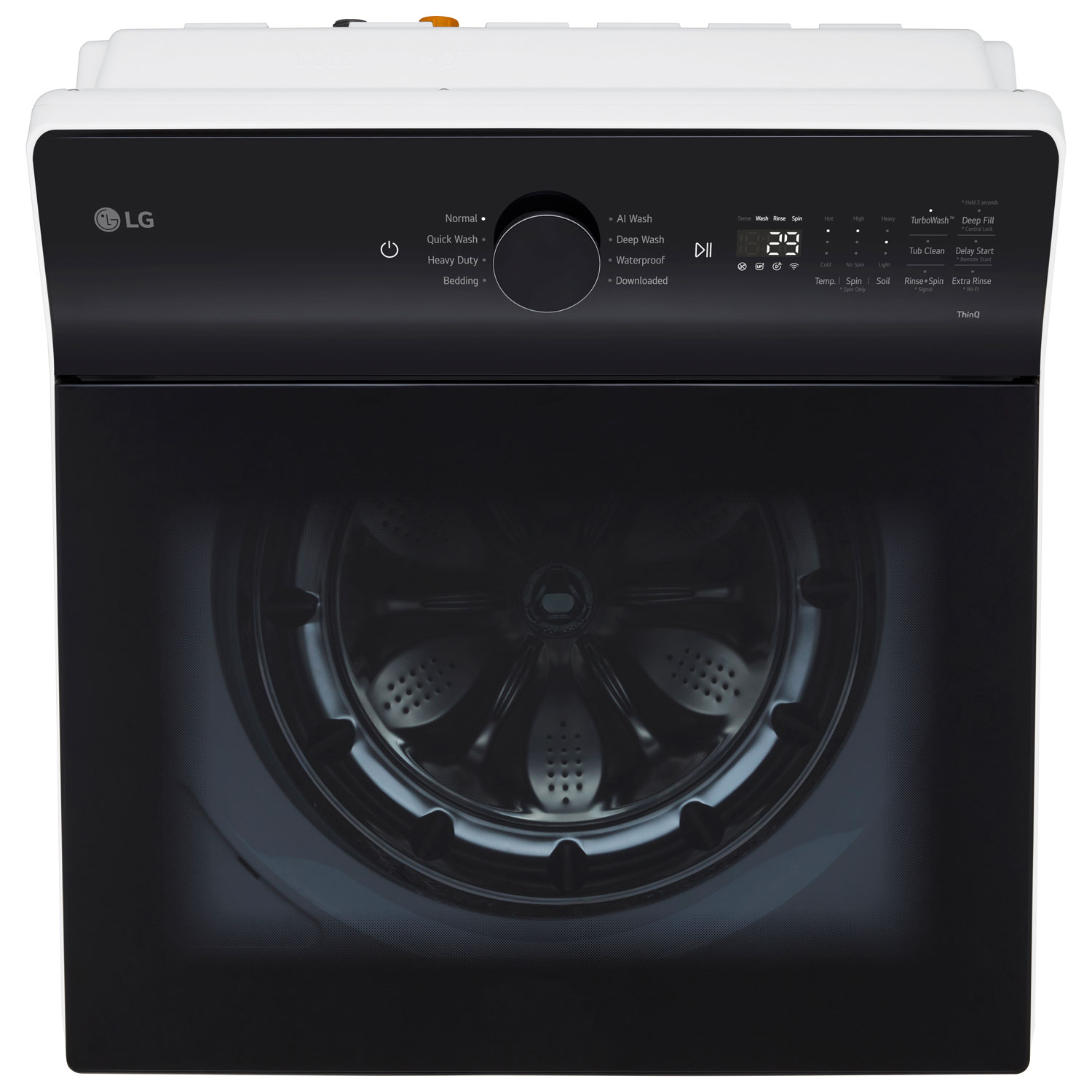 LG 6.3 Cu. Ft. High Efficiency Top Load Impeller Washer - Alpine White