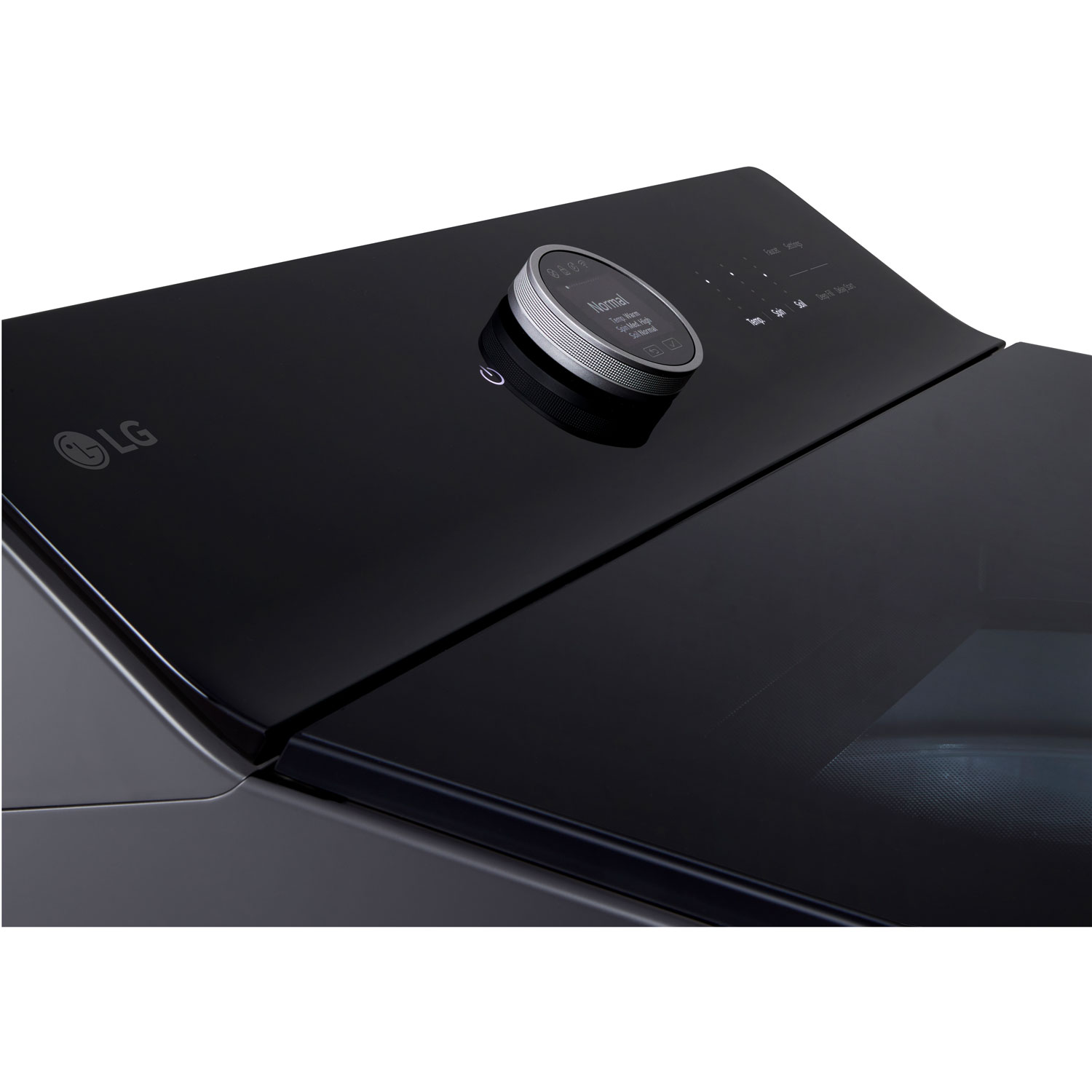 Laveuse à chargement par le haut à très grande capacité de 6,3 pi³ de LG - Noir mat