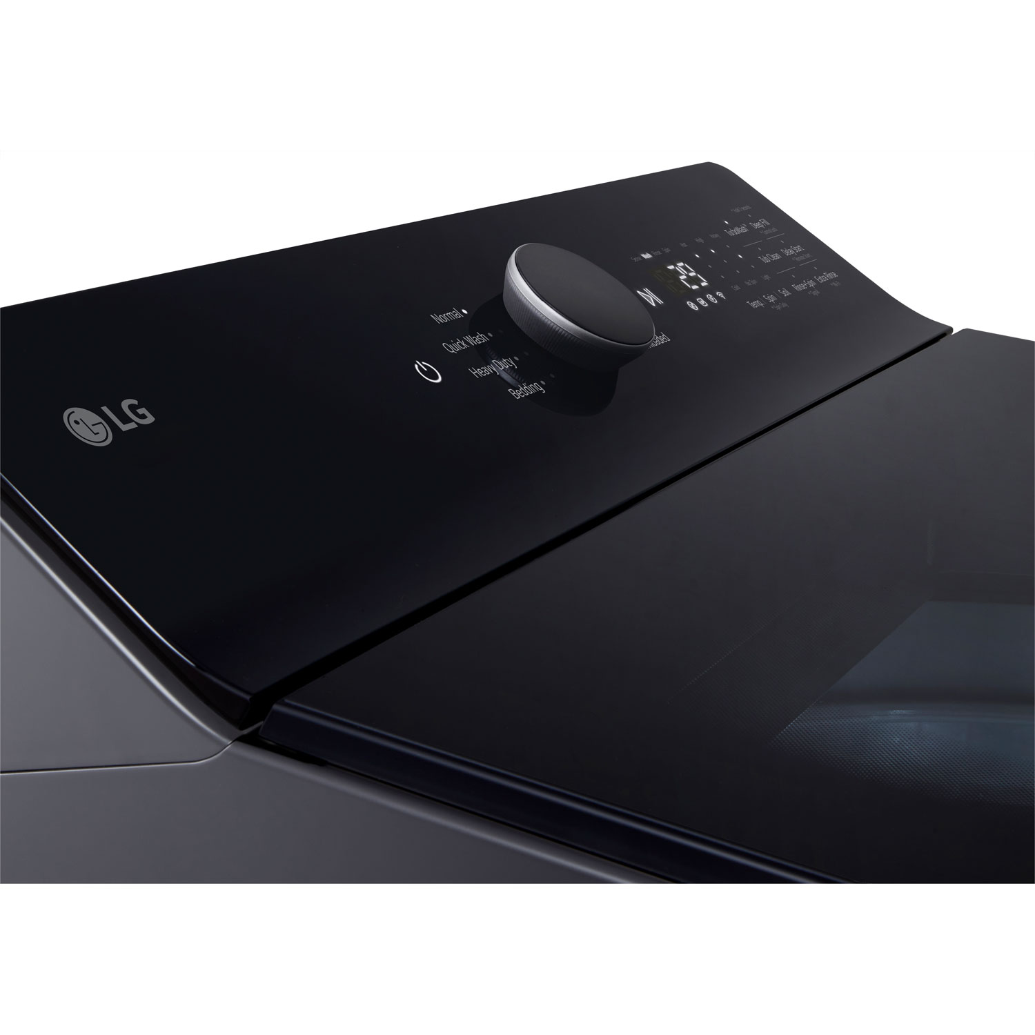 Laveuse à chargement par le haut haute efficacité de 6,1 pi³ de LG - Noir mat