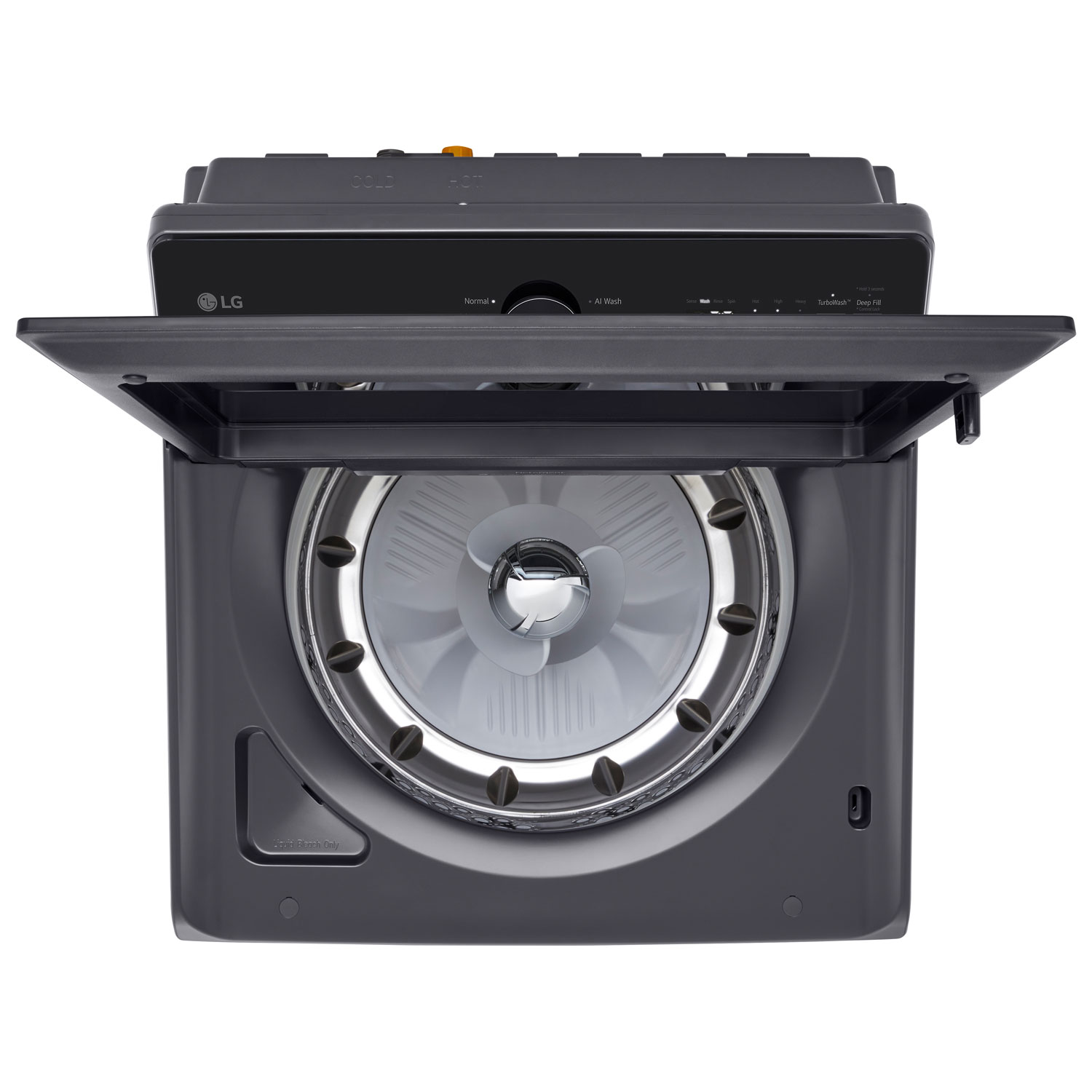 Laveuse à chargement par le haut haute efficacité de 6,1 pi³ de LG - Noir mat