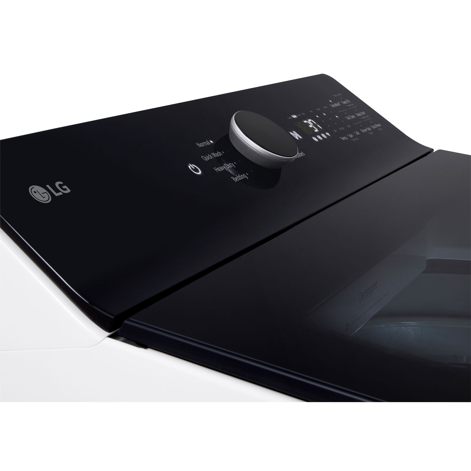 Laveuse à chargement par le haut haute efficacité de 6,1 pi³ avec agitateur de LG - Blanc alpin