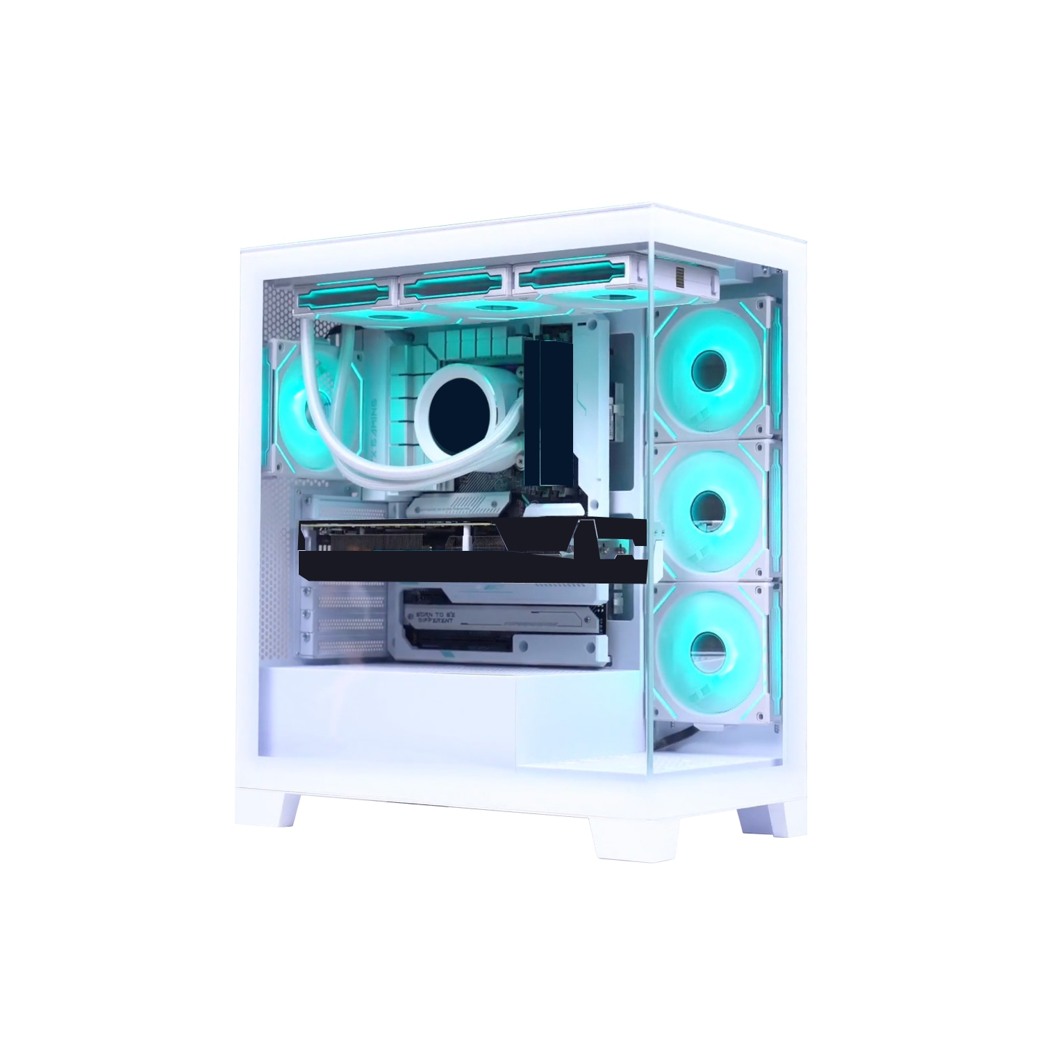 Zonic Gaming PC - Liquid Cooled Intel i9-14900K, MSI GeForce RTX 5070 TI GDDR7 DLSS - AI Powered Performance, 96 GB DDR5, 4TB SSD,850W 80 Plus Gold PSU, Windows 11 Pro