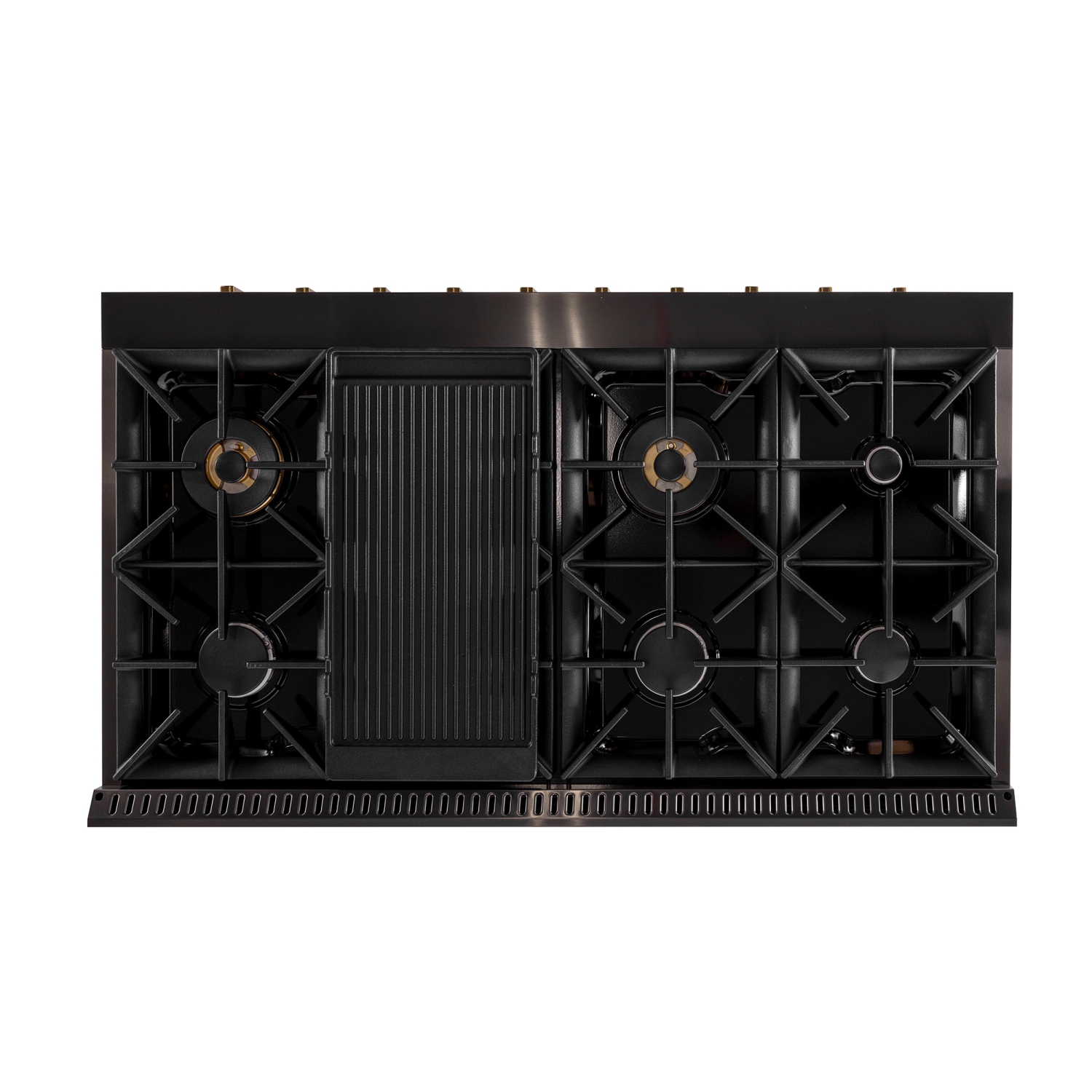 KUCHT Professional 48-inch 8 Burners Double Oven Dual Fuel Range for Propane Gas in Gemstone with Kucht Horus Thermostat