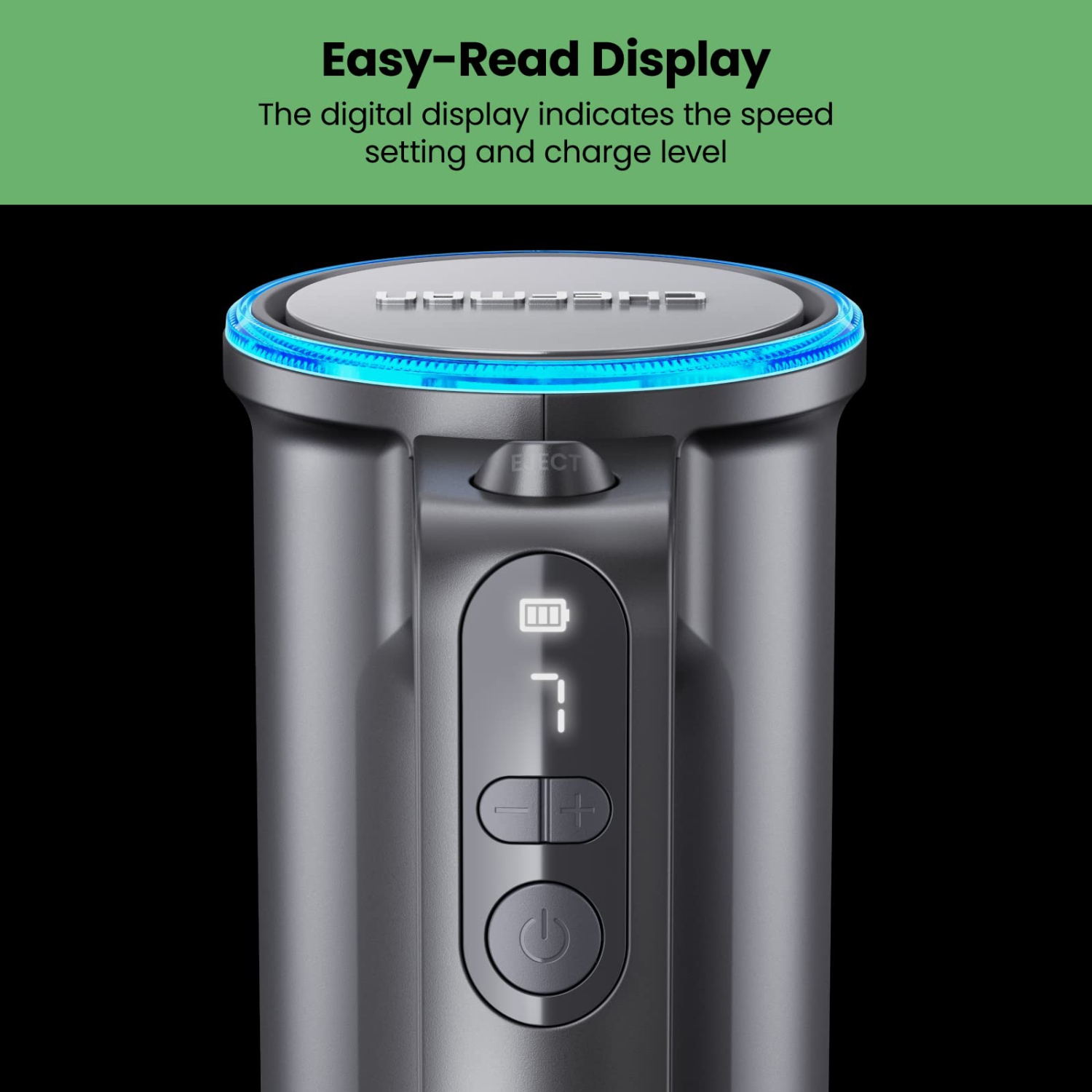 Chefman Cordless Hand Mixer, 7 Speed Electric Handheld Kitchen Food Mixer, Easily Whisk Eggs