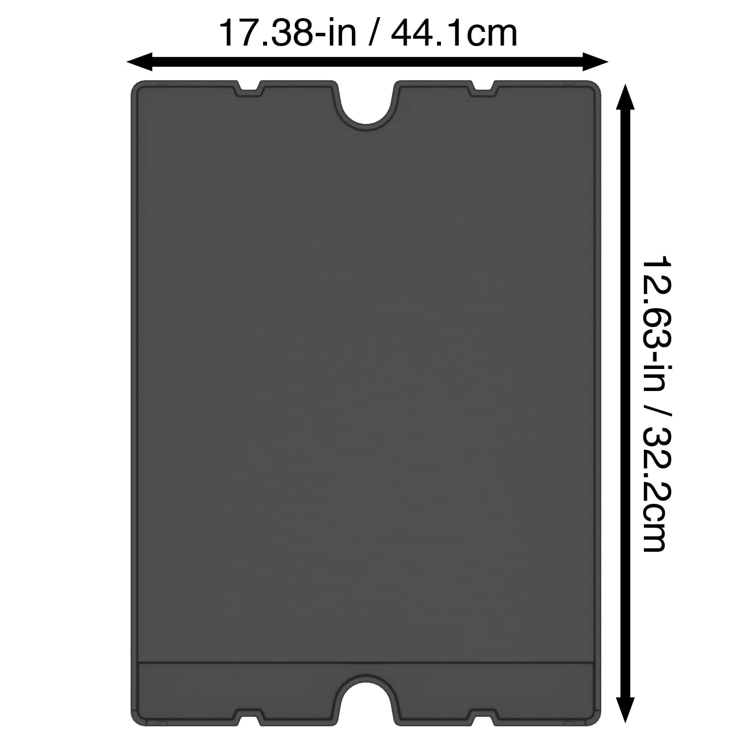 Broil King 11242 Cast Iron Griddle for Broil King Baron, Crown, Crown Pellet Series Grills 17.48 -in X 12.48 -in