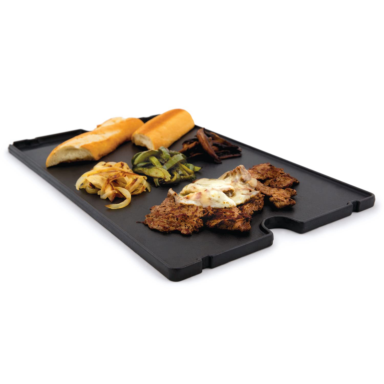 Broil King 11242 Cast Iron Griddle for Broil King Baron, Crown, Crown Pellet Series Grills 17.48 -in X 12.48 -in