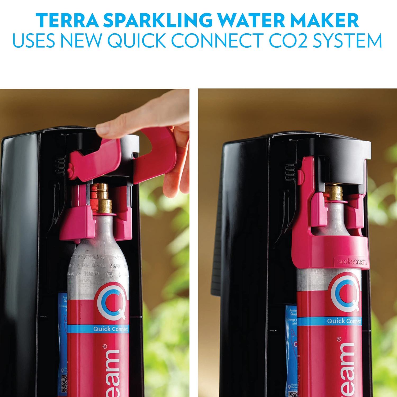 Sodastream Terra Sparkling Water Maker - Misty Blue, Medium