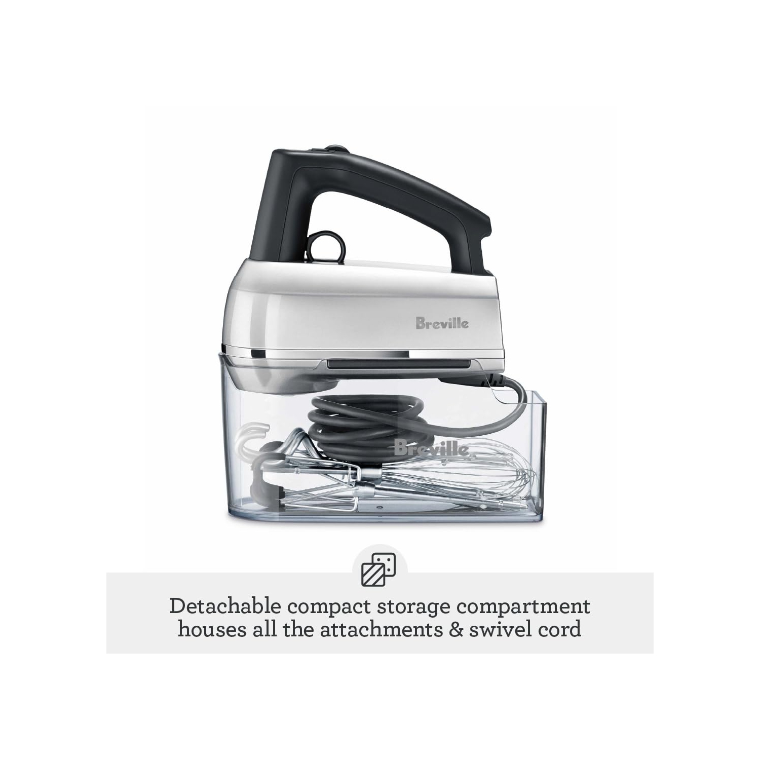 Breville Handy Mix Scraper BHM800BTR, Black Truffle