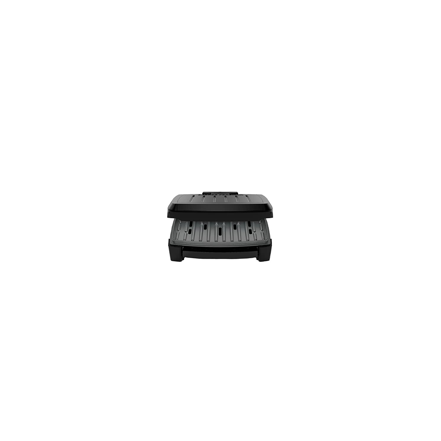 George Foreman® Fully Submersible™ Grill, NEW Dishwasher Safe, Wash the Entire Grill, Easy-to-Clean Nonstick, Black..