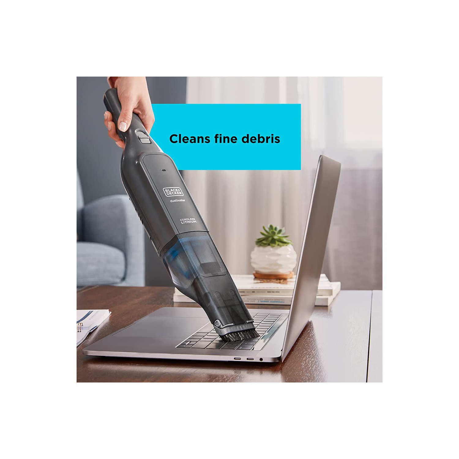 BLACK+DECKER dustbuster® AdvancedClean™ Slim Cordless Hand Vacuum, 12V Max