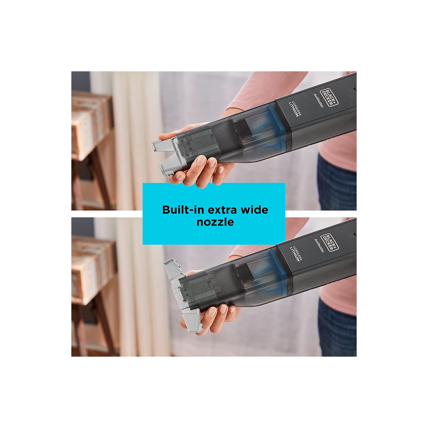 BLACK+DECKER dustbuster® AdvancedClean™ Slim Cordless Hand Vacuum, 12V Max