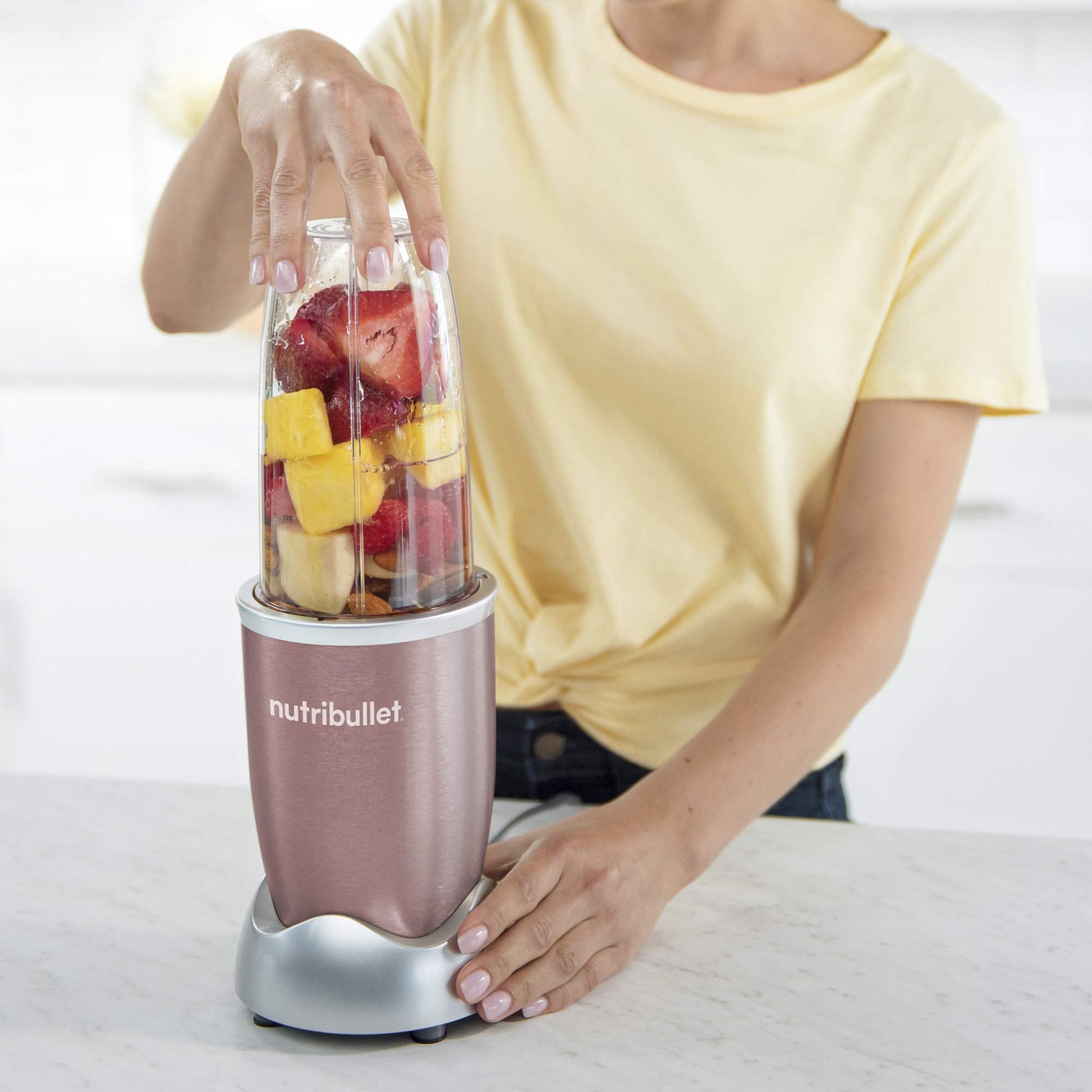 NutriBullet PRO Single Serve Blender in Rose Gold (NB9-0902RG)