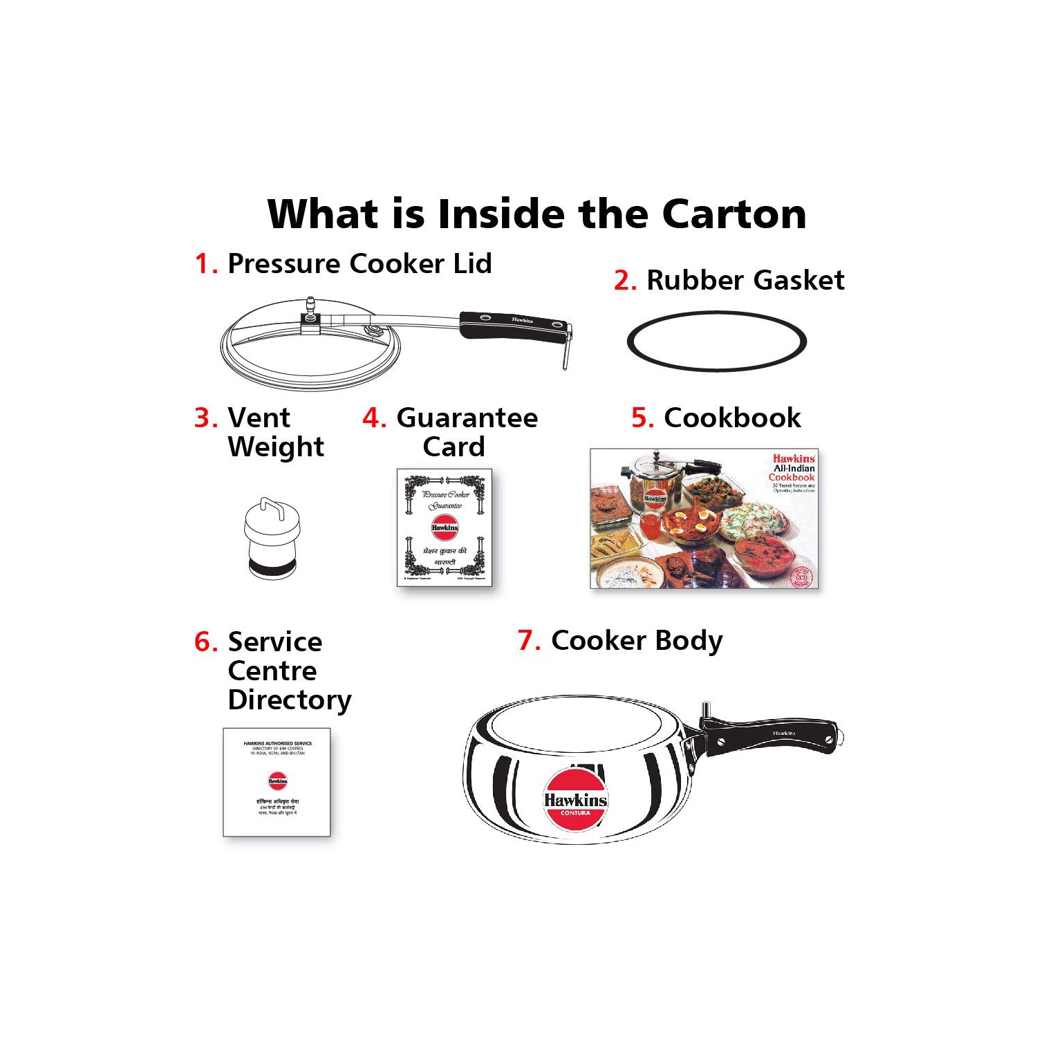 Hawkins HC35 New Contura Cooker 3.5l, Small, Aluminum