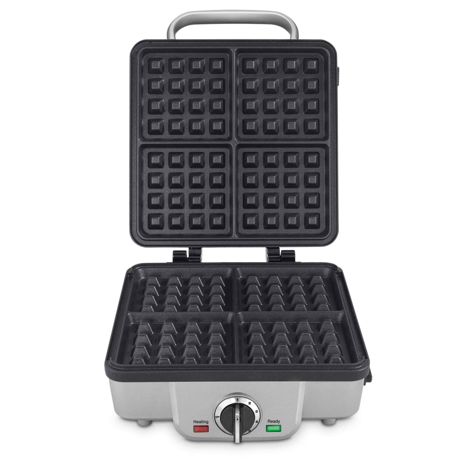 Cuisinart WAF-350C Belgian Waffle Maker with Pancake Plate, Silver