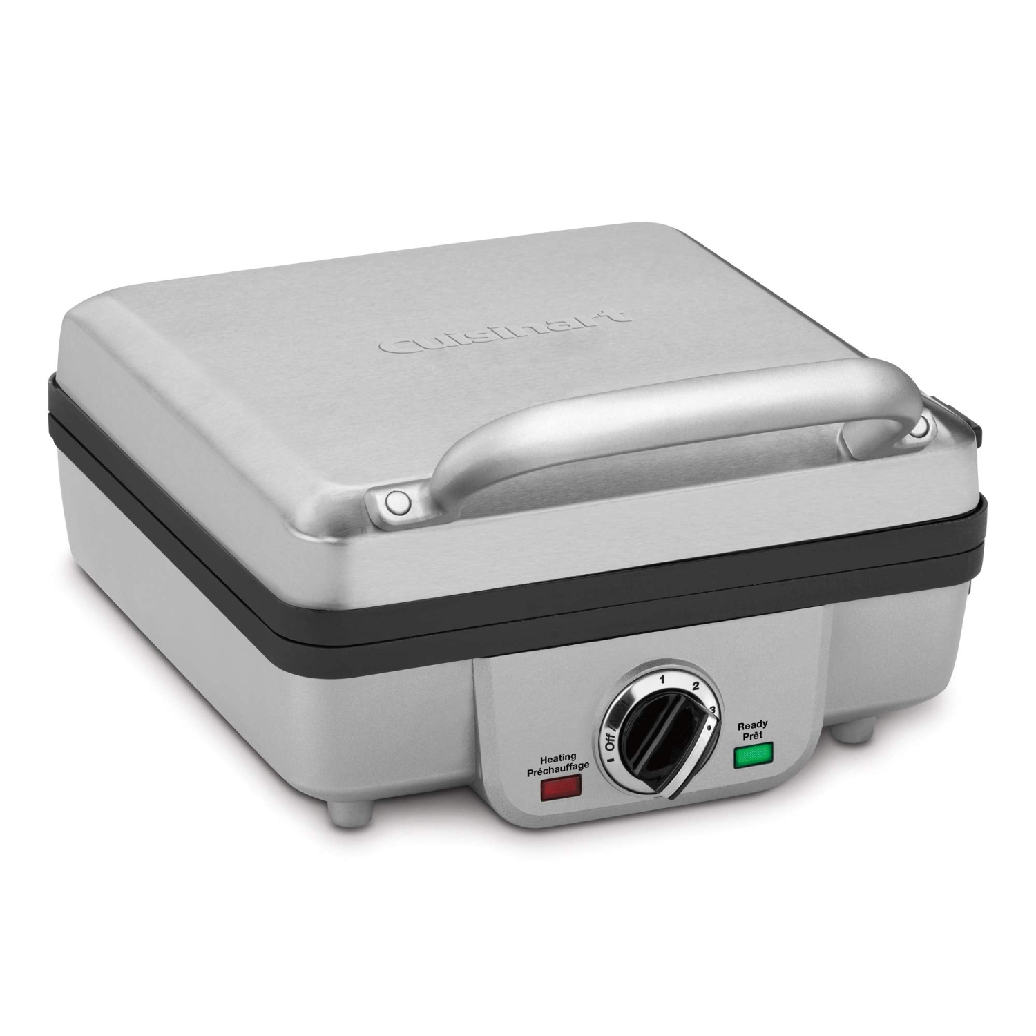 Cuisinart WAF-350C Belgian Waffle Maker with Pancake Plate, Silver