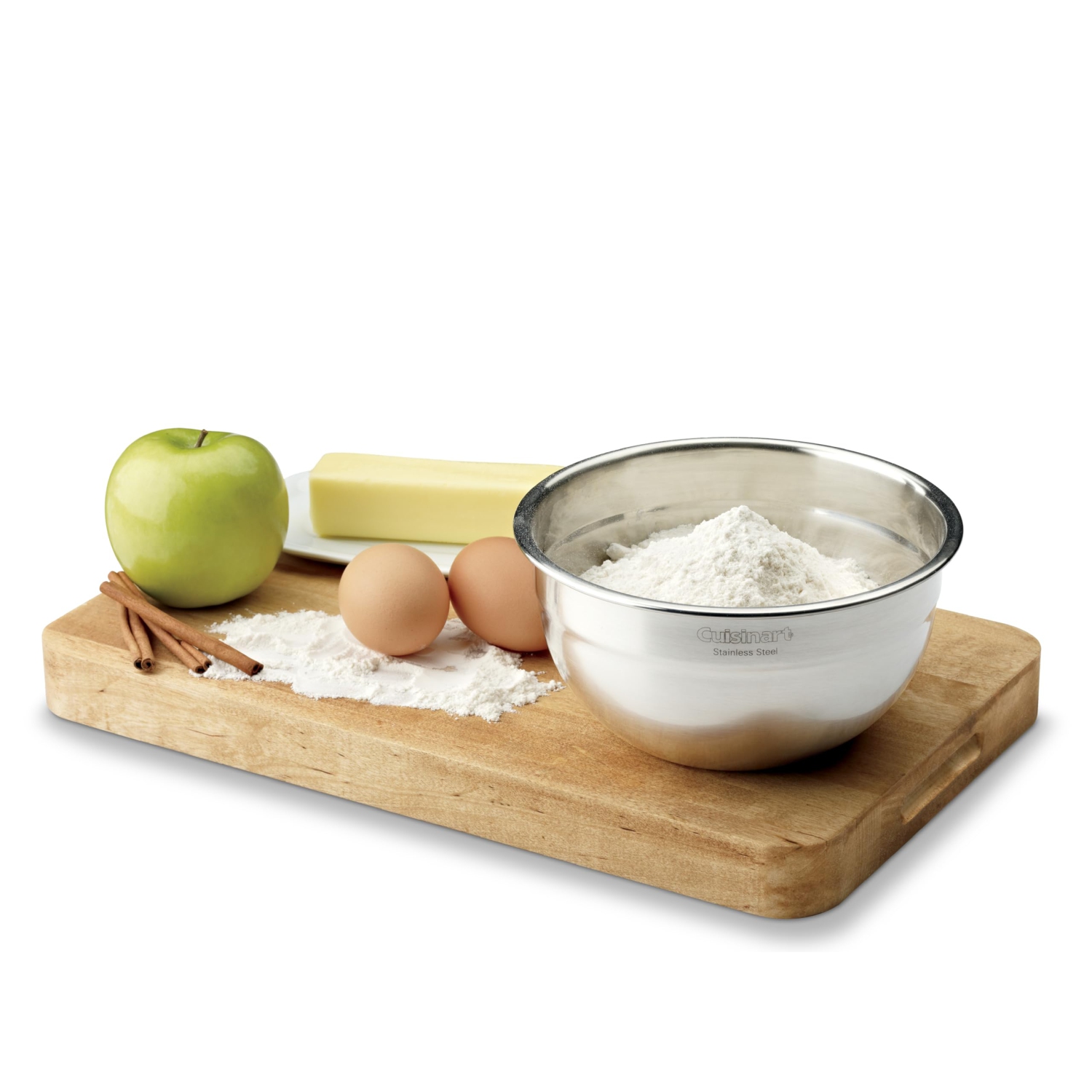 Cuisinart CTG-00-SMBC Set of 3 Stainless Steel Mixing Bowls with lids