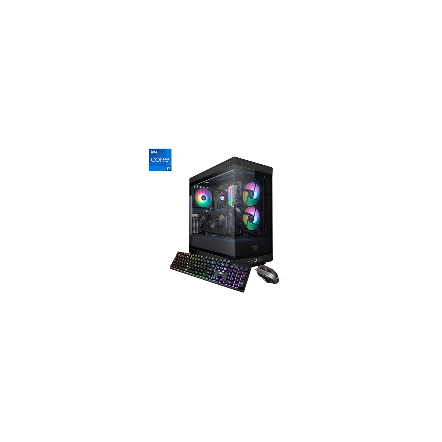 Open Box -iBUYPOWER Gaming PC (Intel Core i7-13700KF/1TB SSD/32GB RAM/GeForce RTX 4070/Windows 11) - English