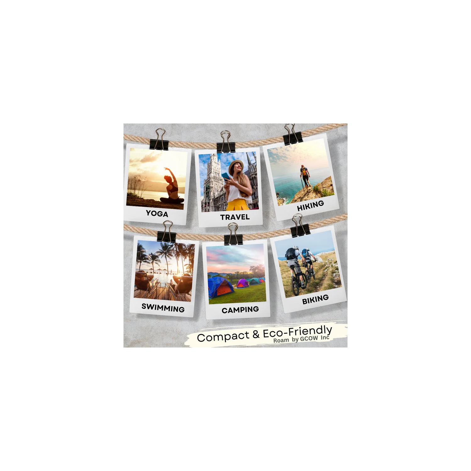 ROAM 100% Sustainable Eco-Friendly XL Beach Towel GRS Certified | Summit Serenity