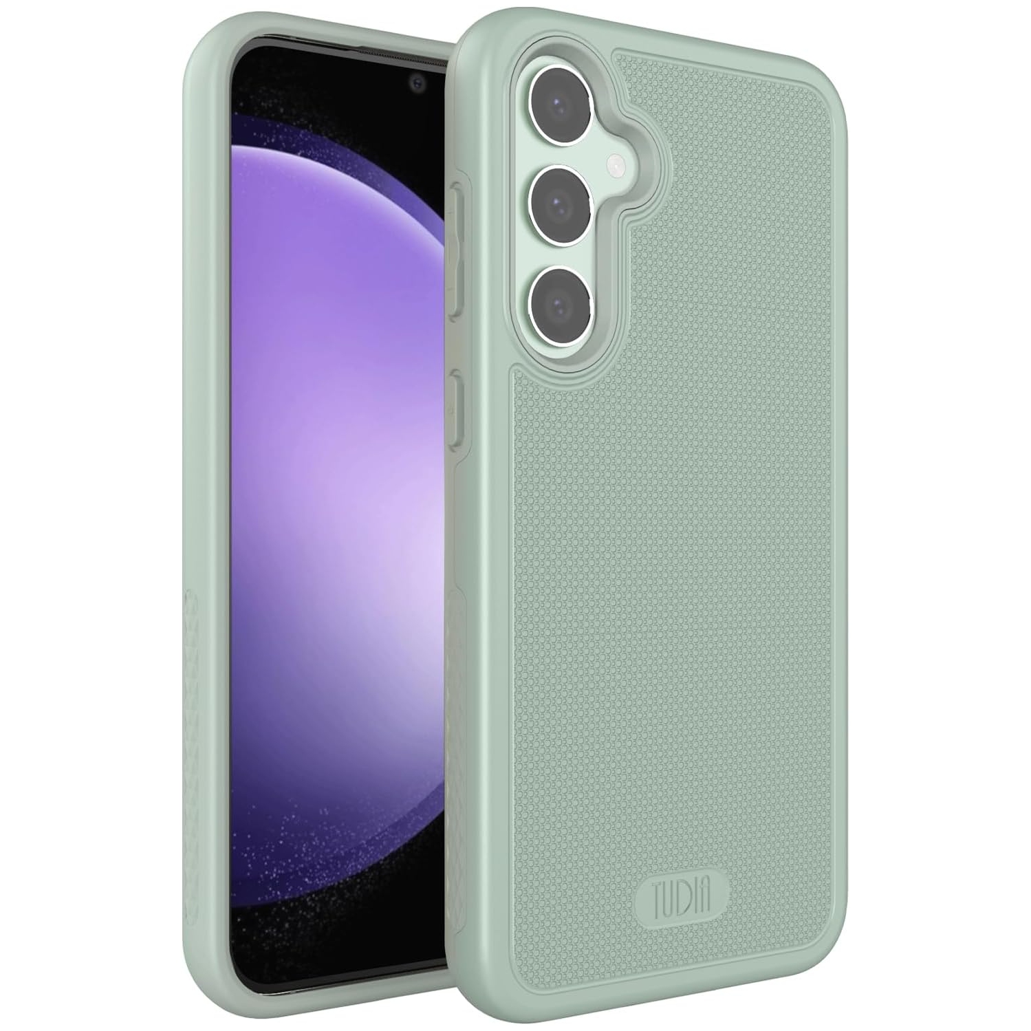 Étui MergeGrip de TUDIA pour Galaxy S23 FE de Samsung de qualité militaire - Lys verts