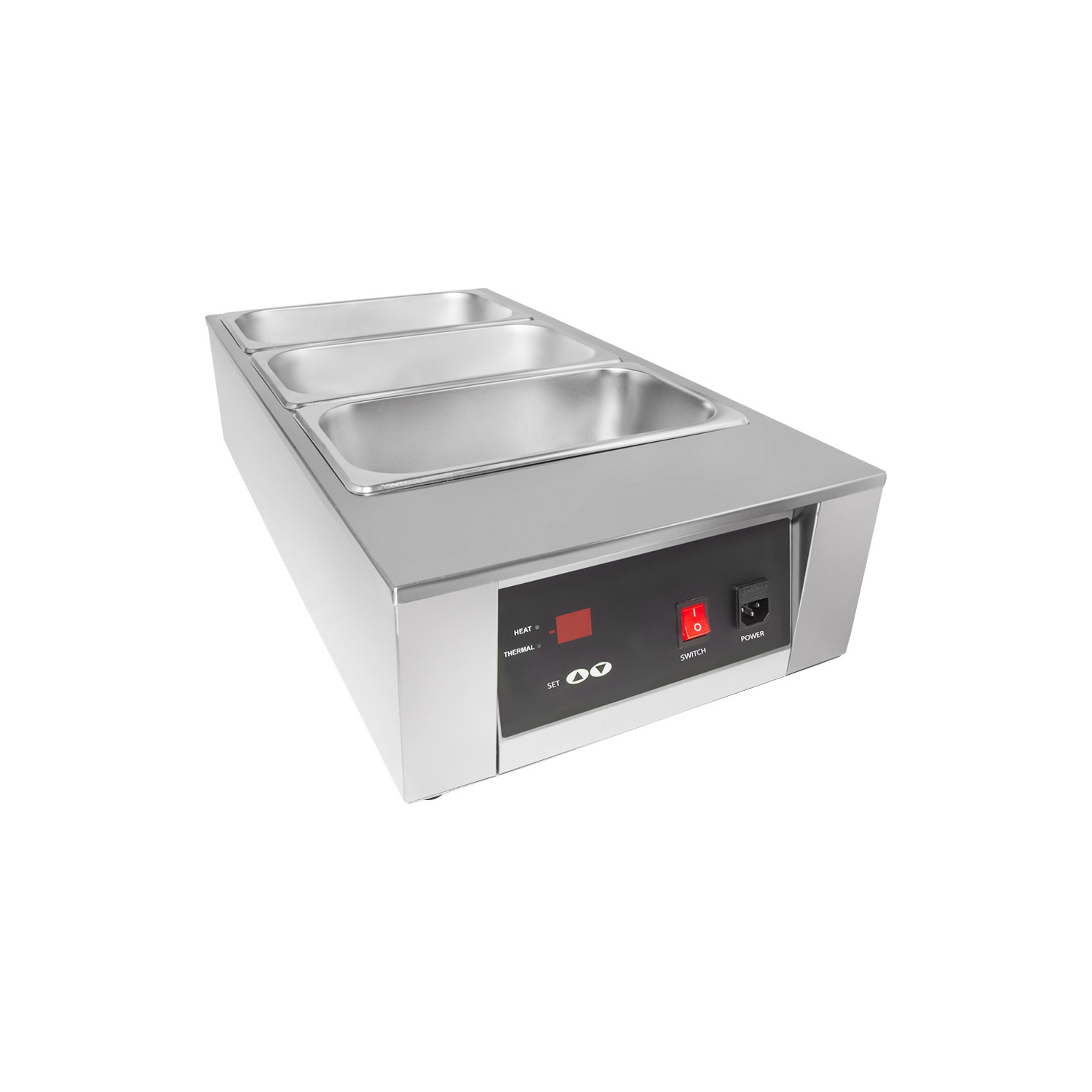 GR-D2002-3 Chocolate Melting Pot | Electric Warmer | 3 Tanks | 110V