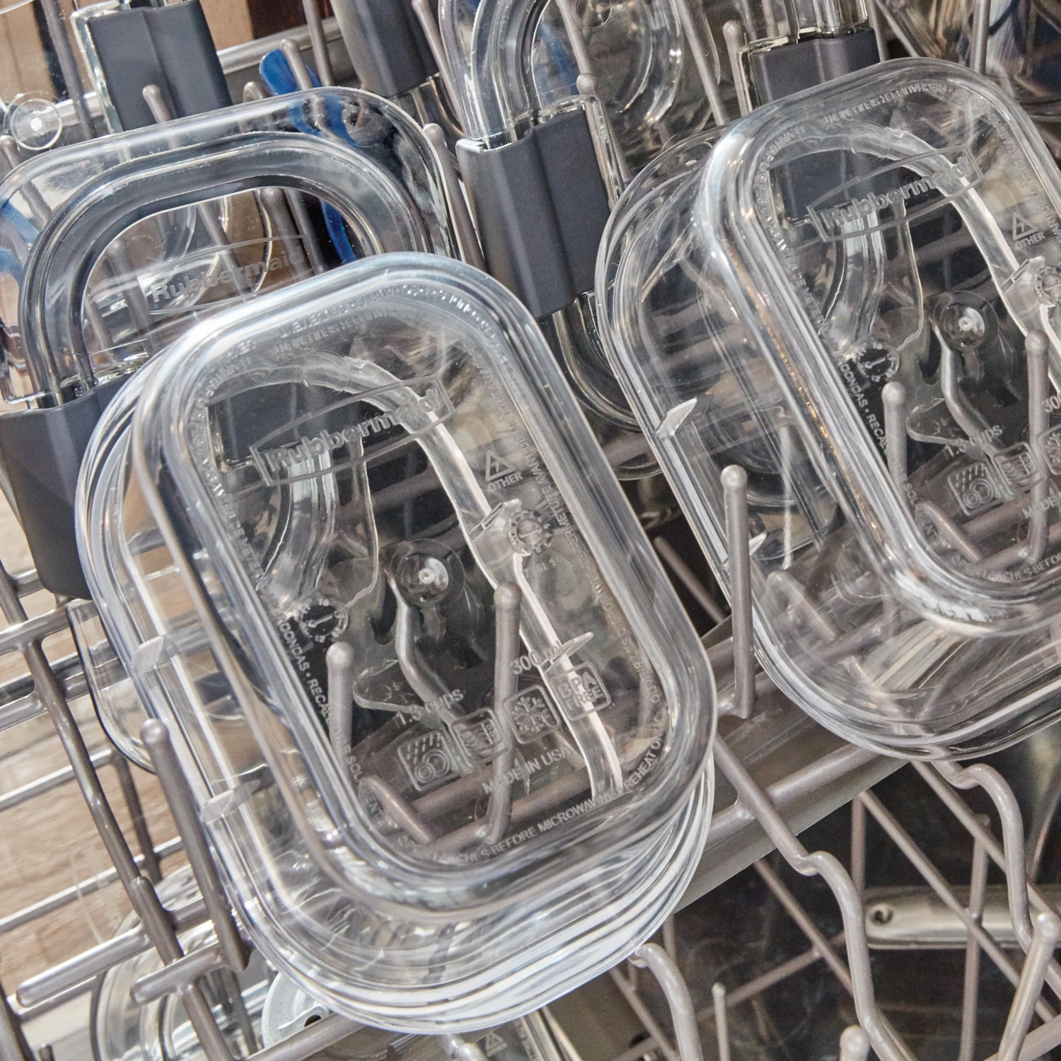 Rubbermaid Brilliance Food Storage Container, BPA-free Plastic, Medium, 3.2 Cup, 5-Pack, Clear