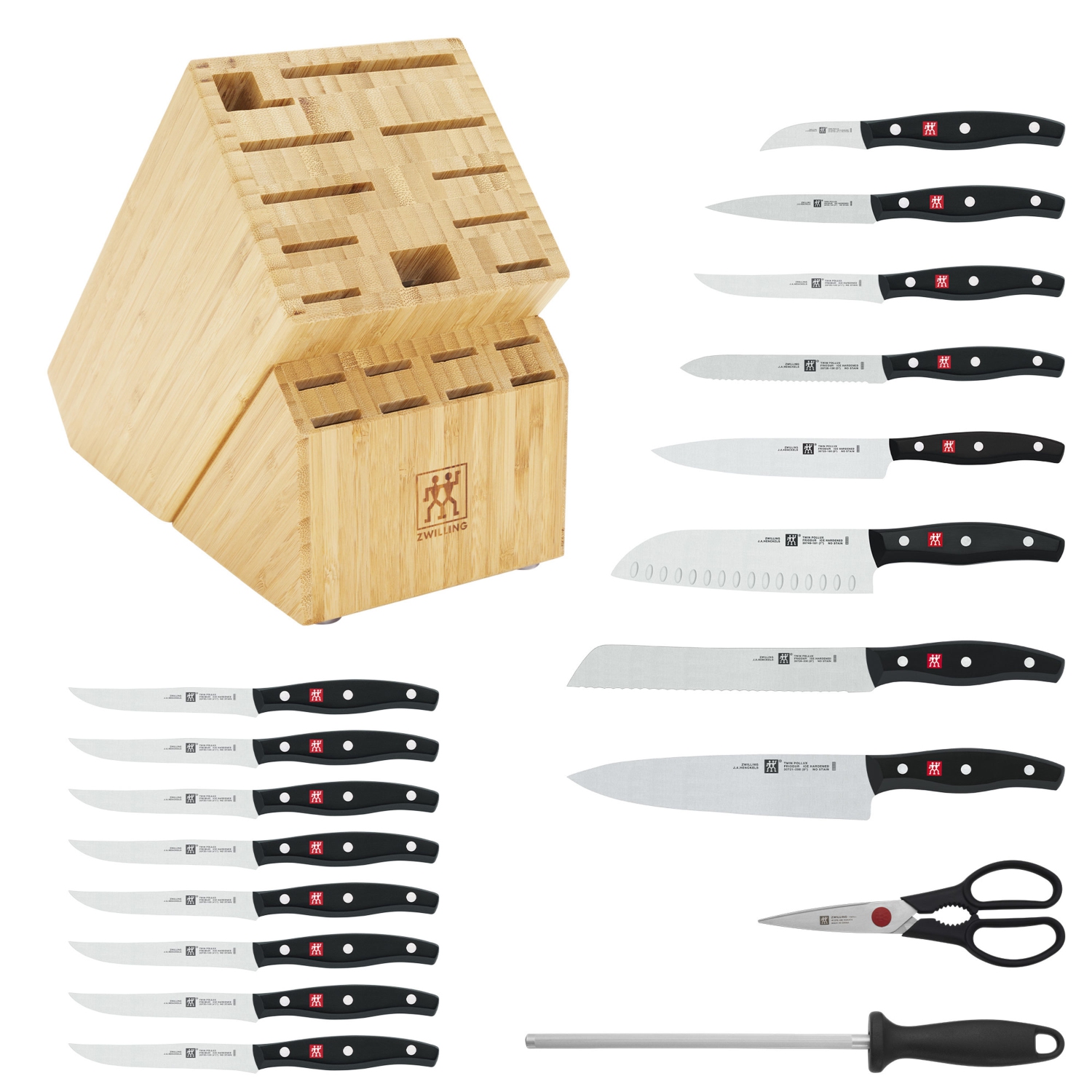 ZWILLING TWIN Signature 19 Piece Knife Block Set