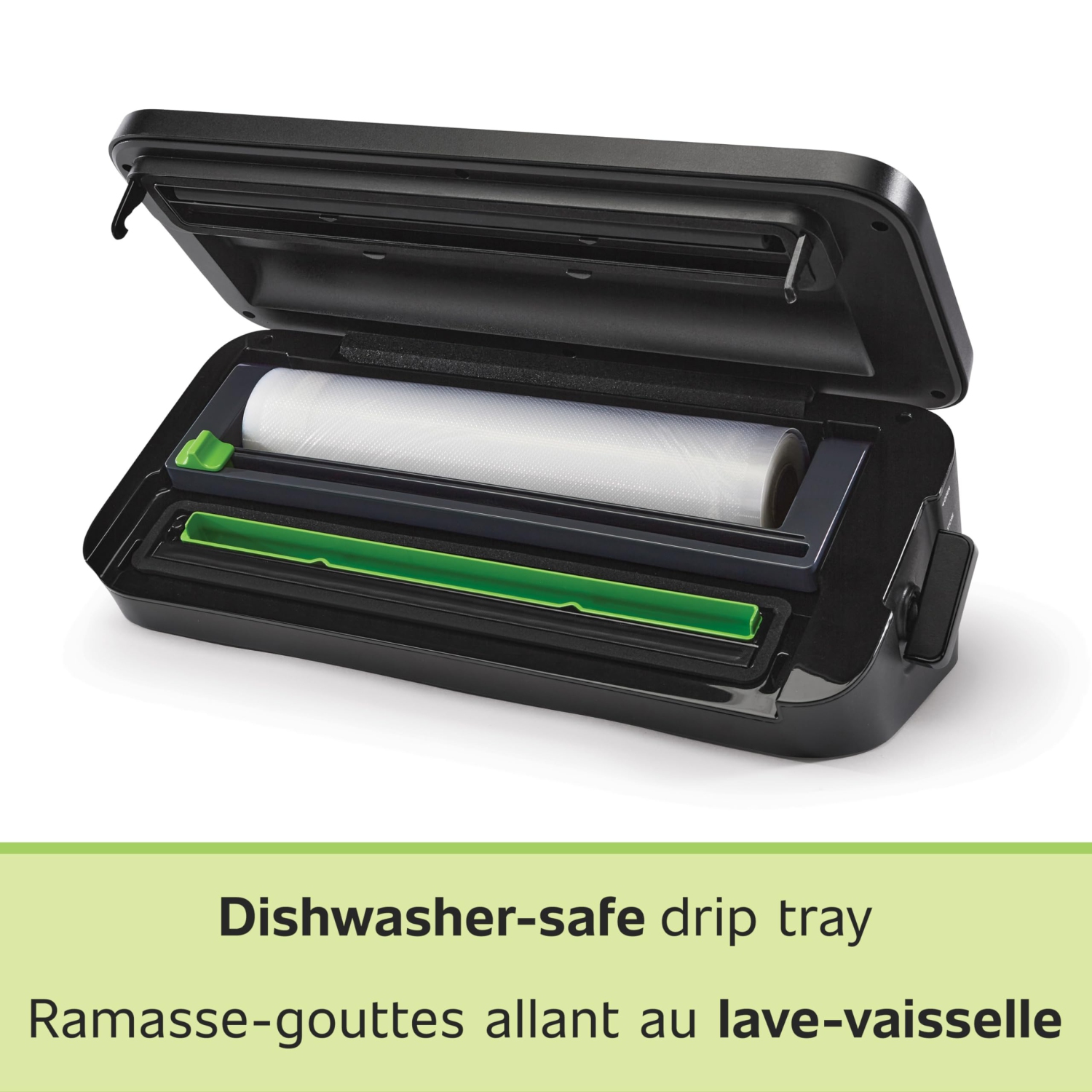 Trousse de démarrage avec scelleuse sous vide Select de FoodSaver, sacs et rouleaux en acier inoxydable VS2120