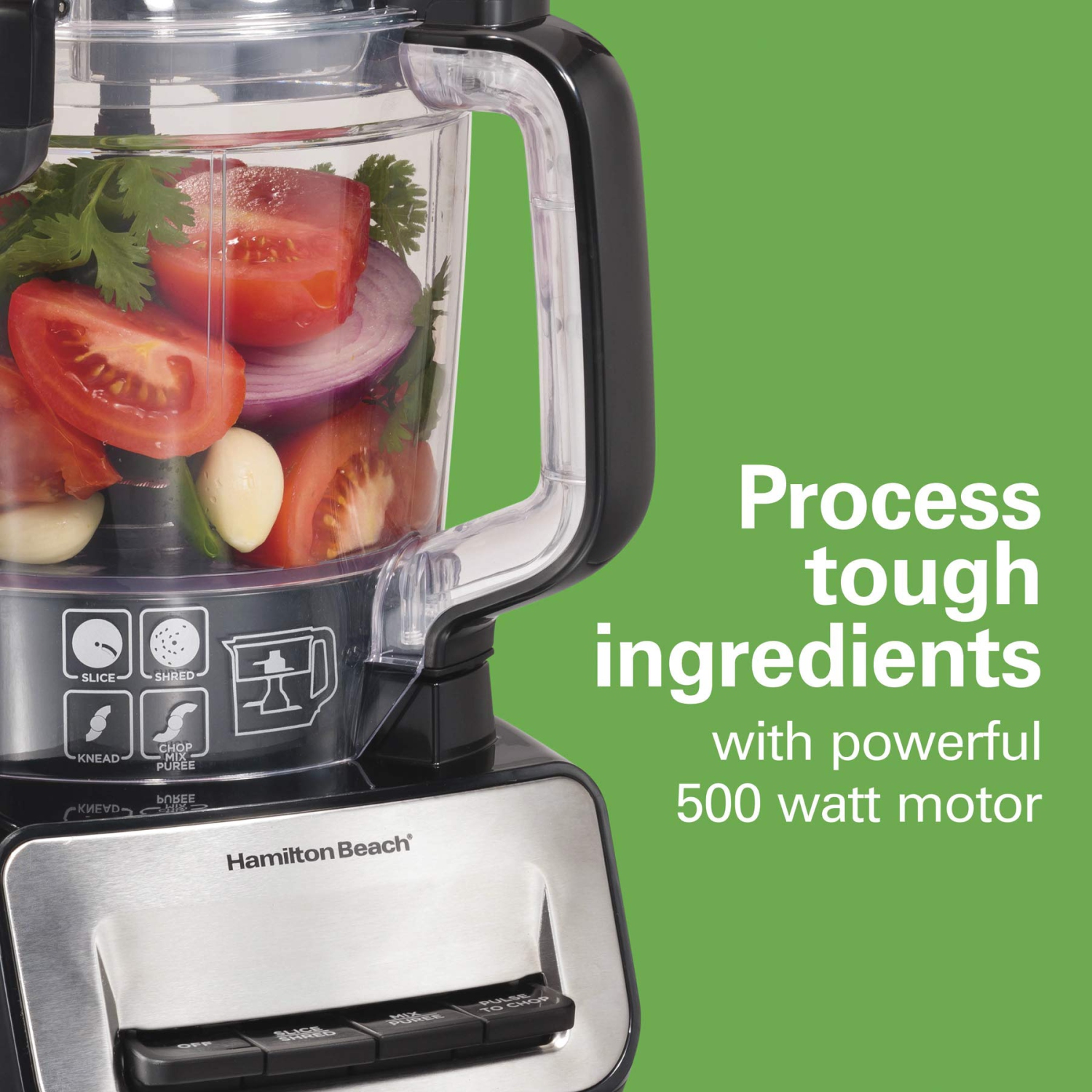 Hamilton Beach Stack & Snap Duo Food Processor, 14 Cup Capacity, 70585