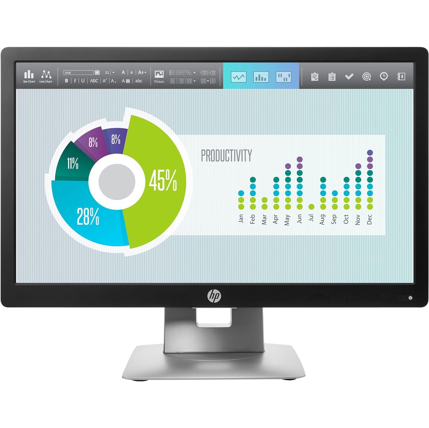 HP EliteDisplay E202 20-Inch HD+ IPS Monitor with Ergonomic Adjustability and Built-in USB Hub