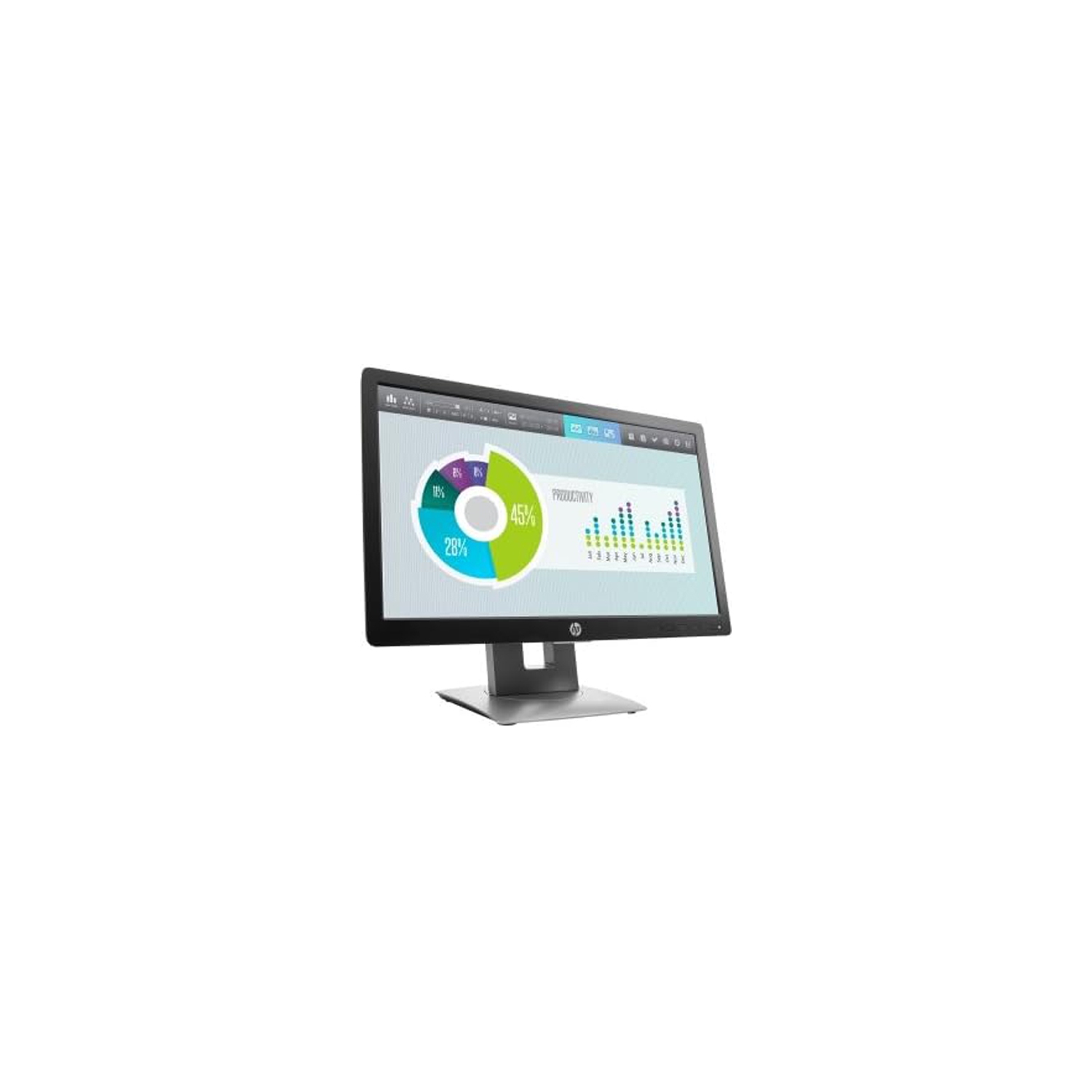 Moniteur IPS HD+ EliteDisplay de E202 20 po de HP avec ajustement ergonomique et concentrateur USB intégré