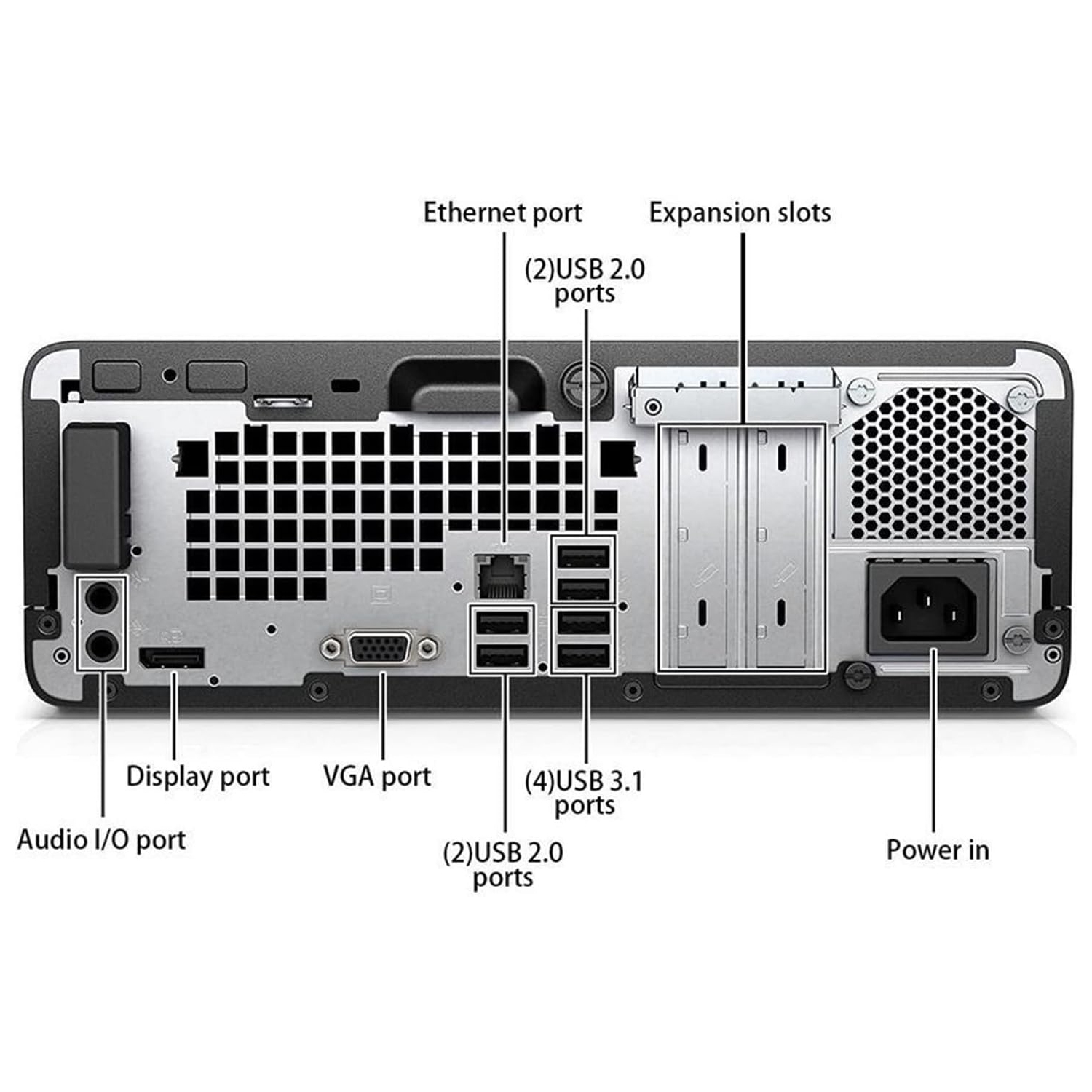 Refurbished HP ProDesk 400 G4, SFF Intel HD Graphics 630,i5-7500, 8GB, 256GB, 500GB PCIe, 2 Years Warranty, 100612-21029