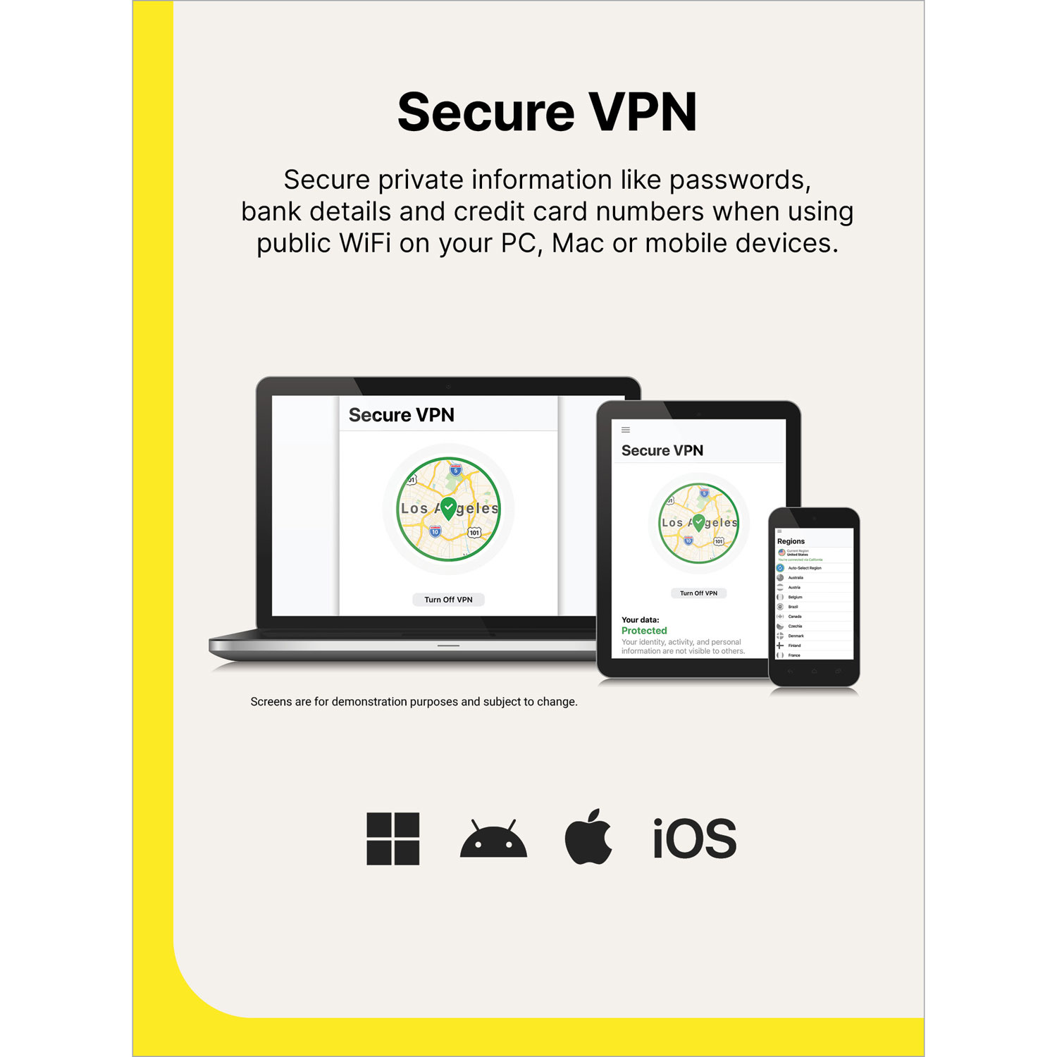 Norton Secure VPN - 5 Devices - 1 Year - Digital Download