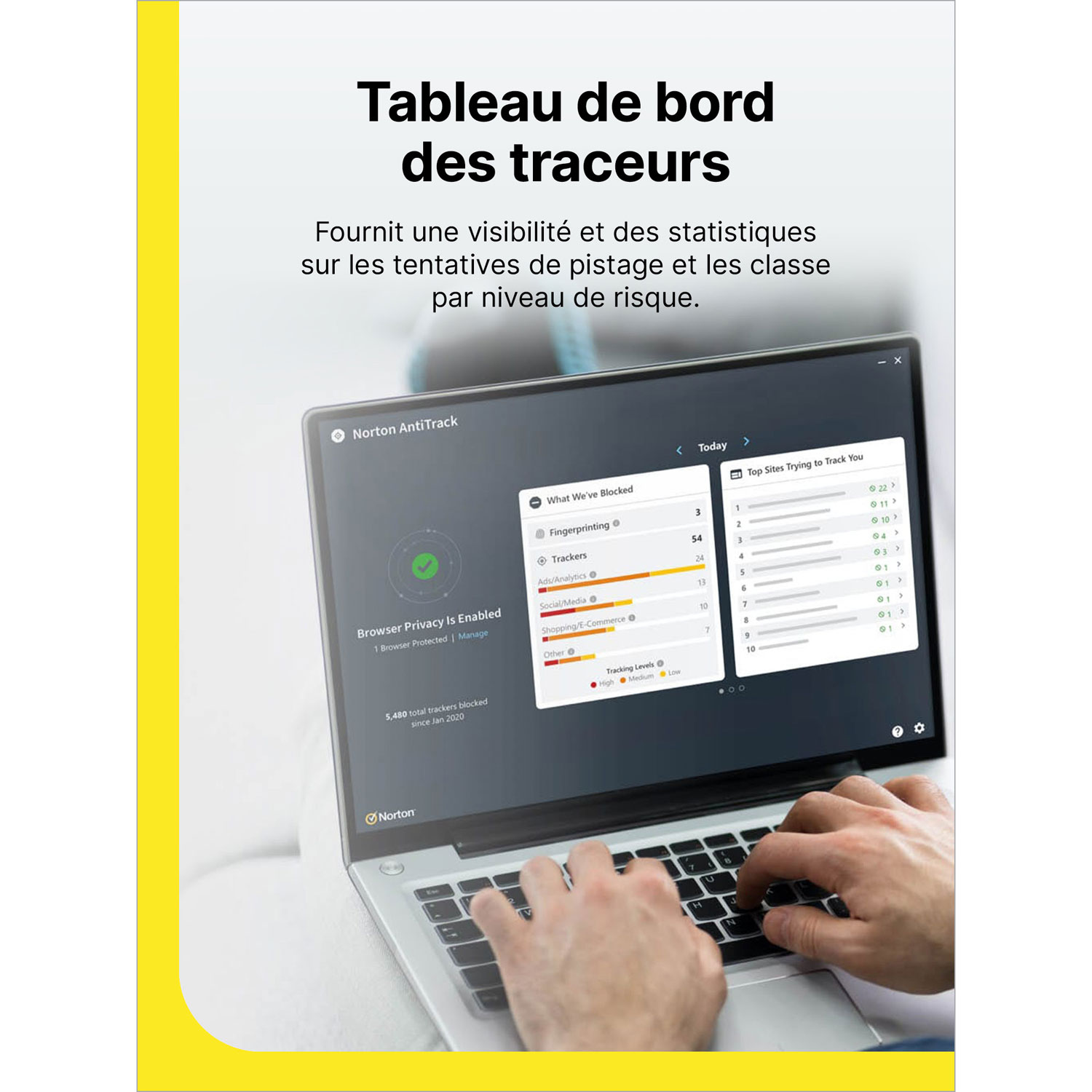 Norton AntiTrack - 1 appareil - 1 an - Téléchargement numérique