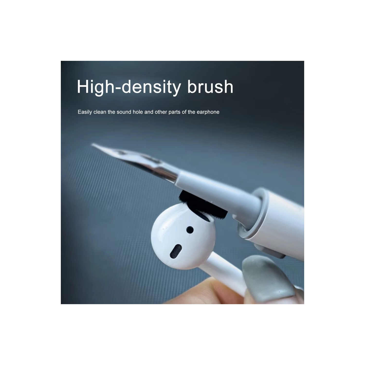 Trousse de nettoyage pour AirPods Pro 1 2 3 Stylo de nettoyage multifonction avec brosse douce éponge de flocage pour écouteurs Bluetooth Étui Outils