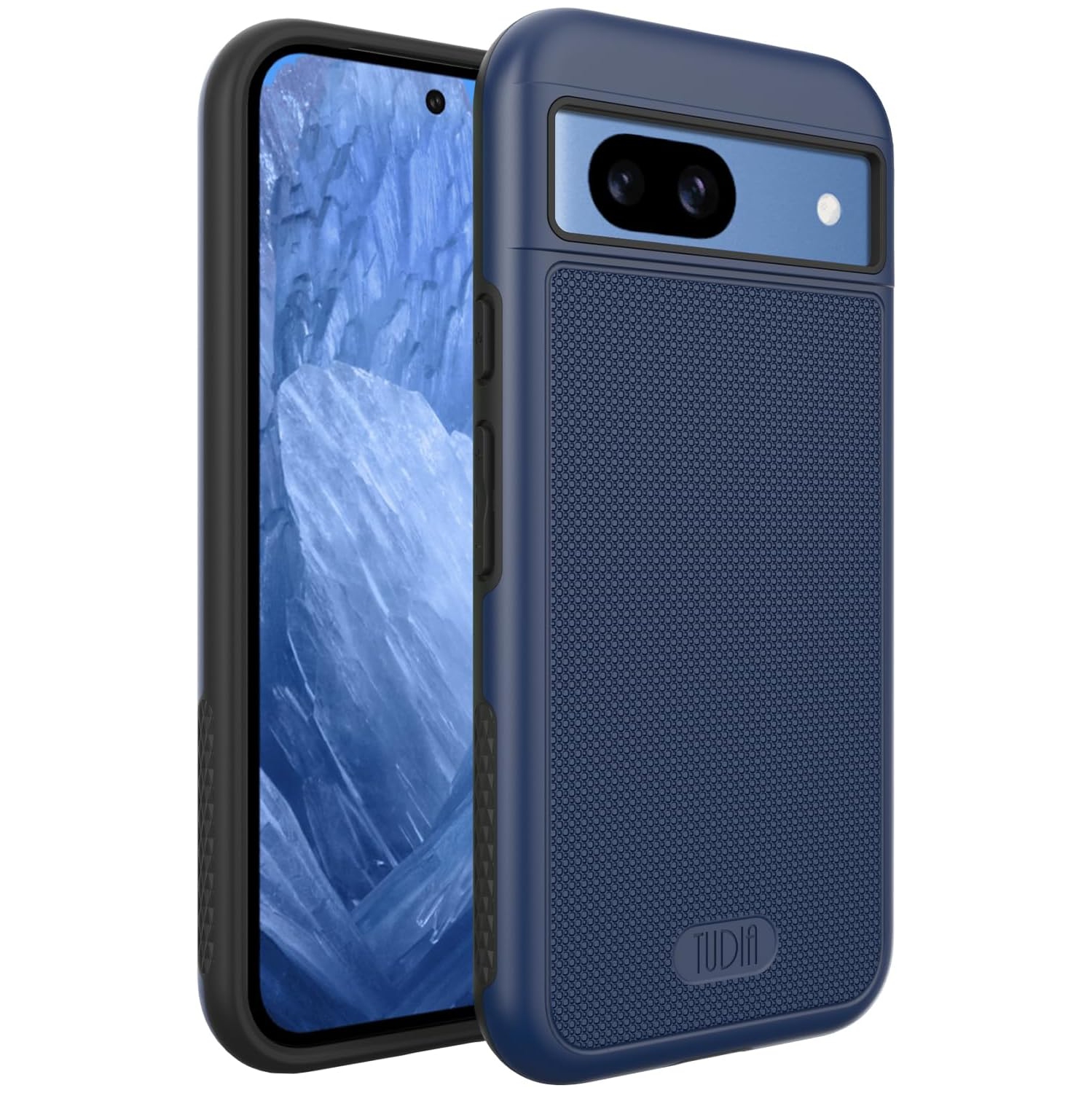 Étui MergeGrip de TUDIA pour Pixel 8a de Google de qualité militaire - Indigo