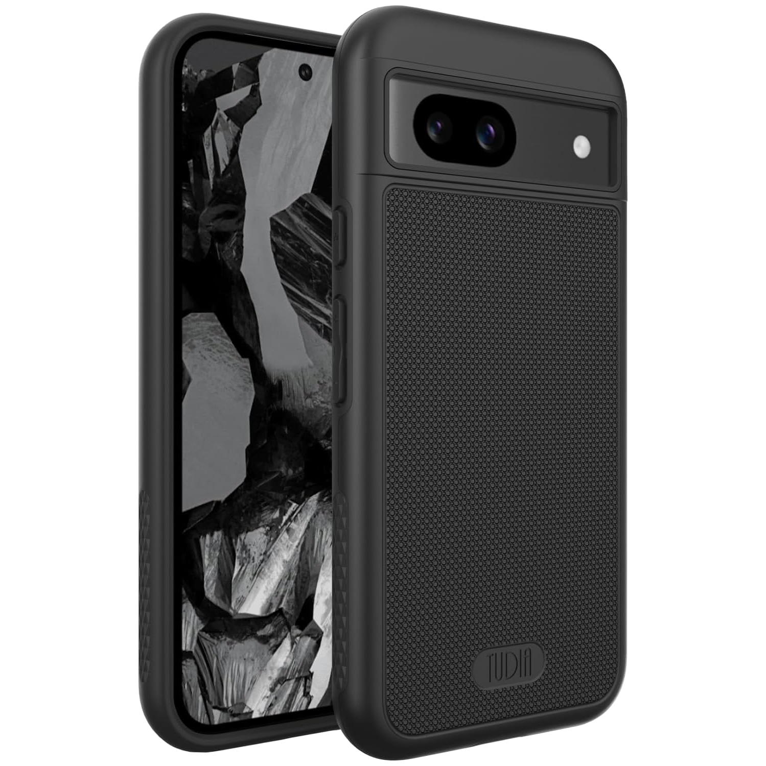 TUDIA MergeGrip Google Pixel 8a Case Military Grade - Black
