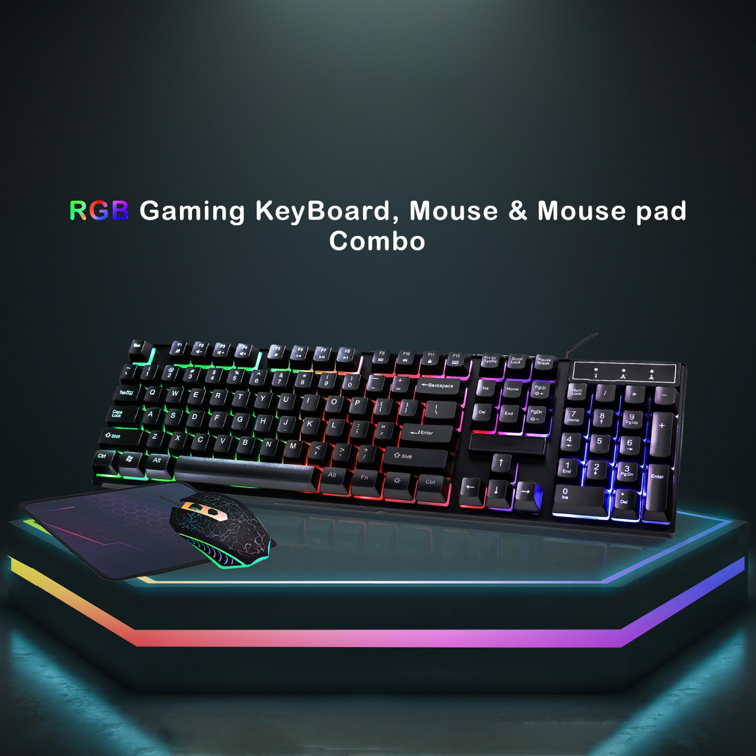 Refurbished - HP ProDesk 600 G4 SFF Desktop Computer PC Combo | Intel i7 Hexa-Core 8th Gen CPU | 32GB DDR4 RAM | 2TB NVMe SSD | Windows 11 Pro | RGB