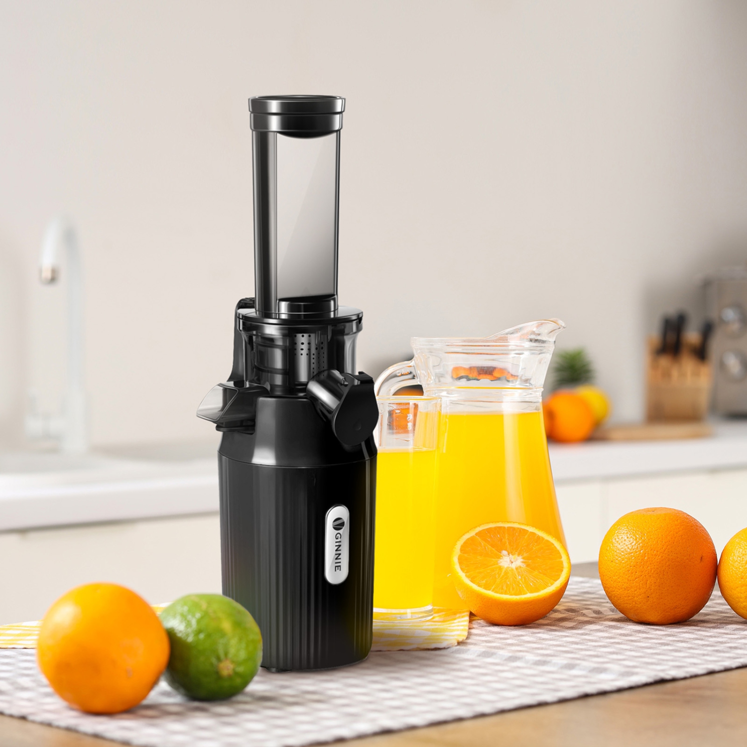 Centrifugeuse Ginnie de Ventray Essential, compact et lent, riche en nutriments, meilleur cadeau pour la famille