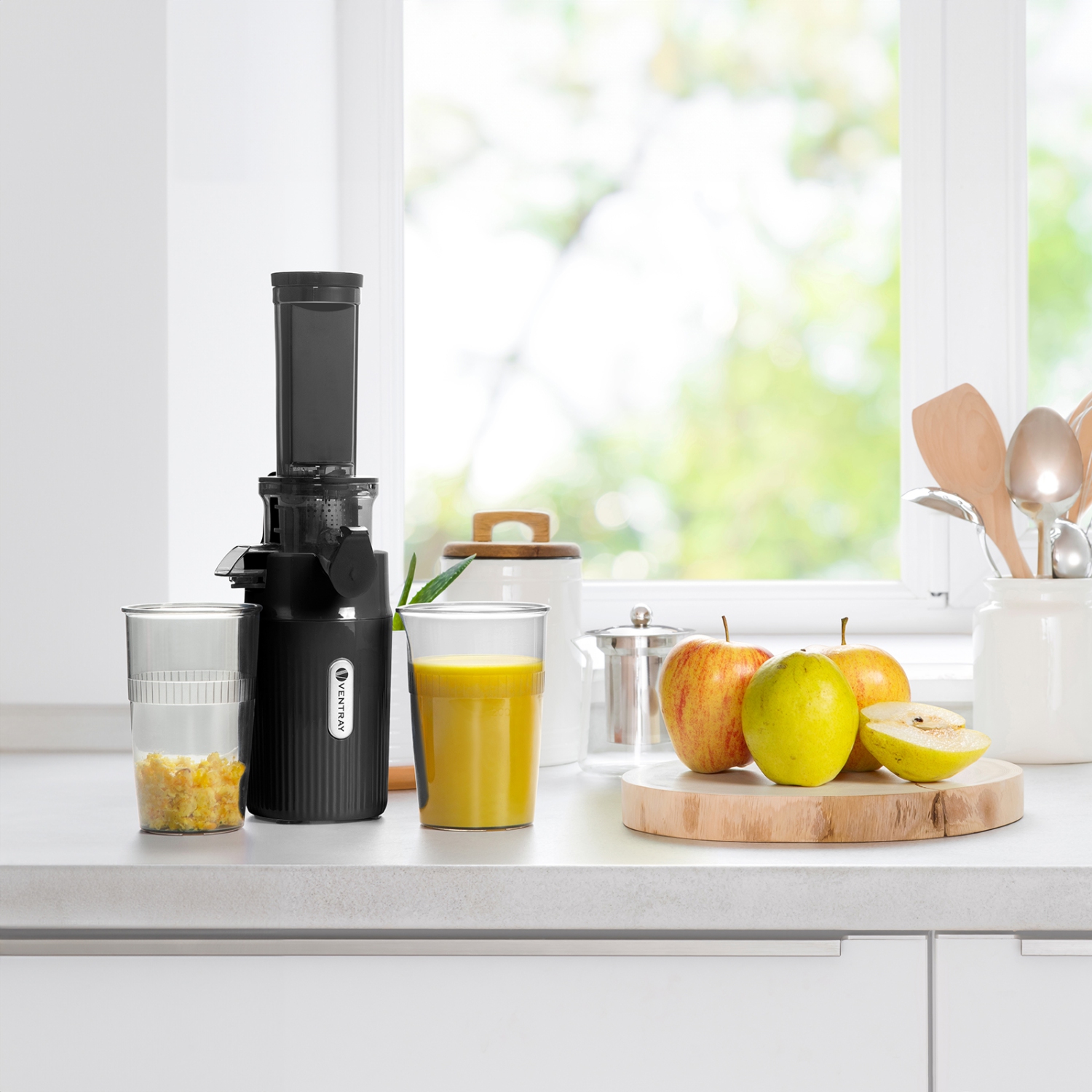 Centrifugeuse Ginnie de Ventray Essential, compact et lent, riche en nutriments, meilleur cadeau pour la famille